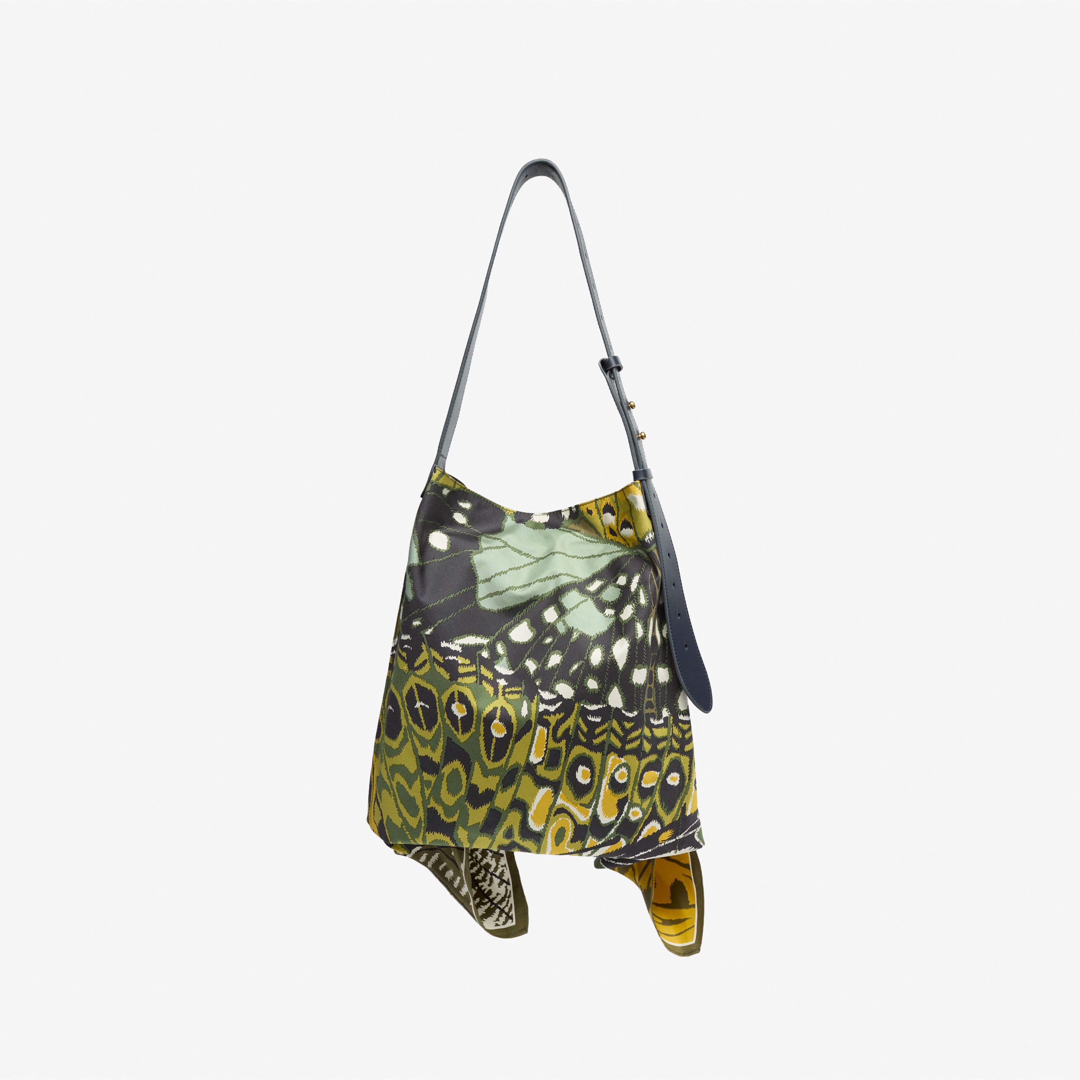 Scarf Bag - Papillons - Green