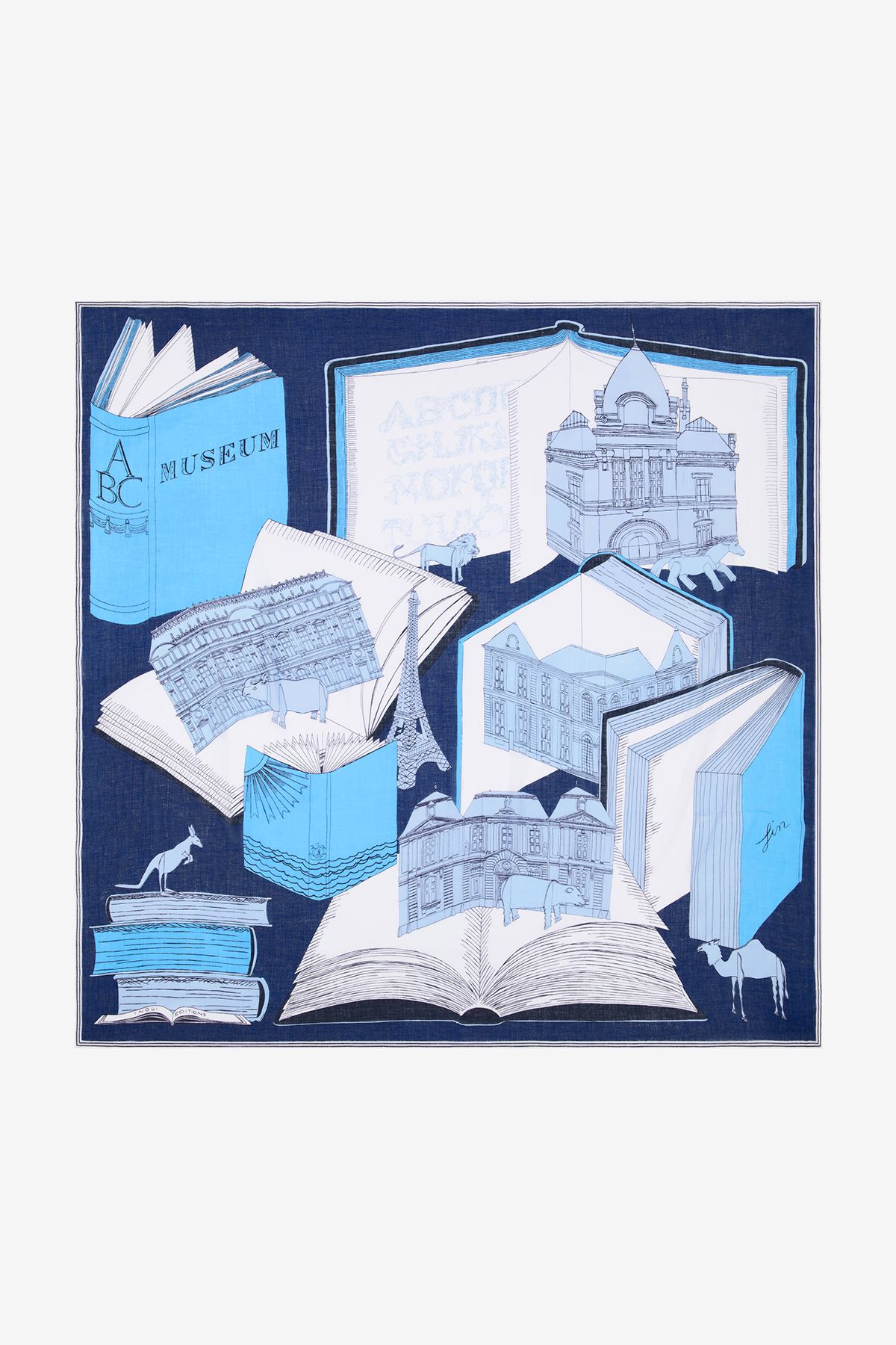 Carré 130 - Museum - Bleu