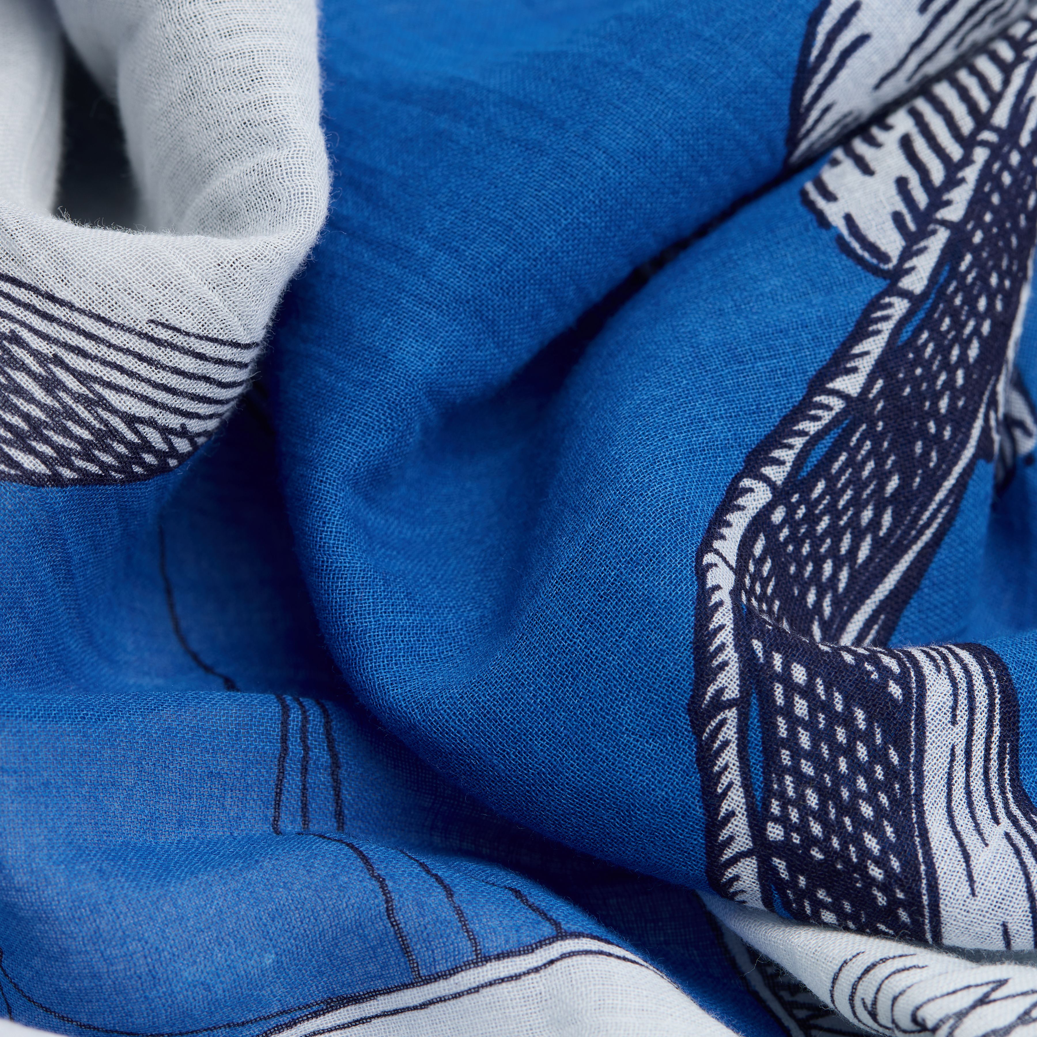 Scarf 100 - Des Rives et des Reves - Blue