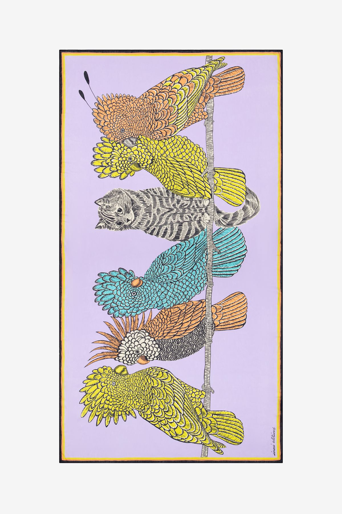 Écharpe 100 - Caracat - Parme