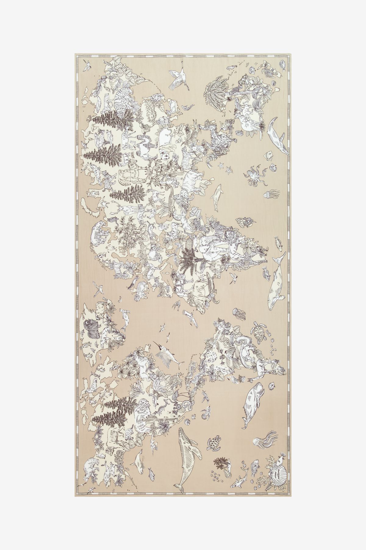 Écharpe 100 - Atlas - Naturel