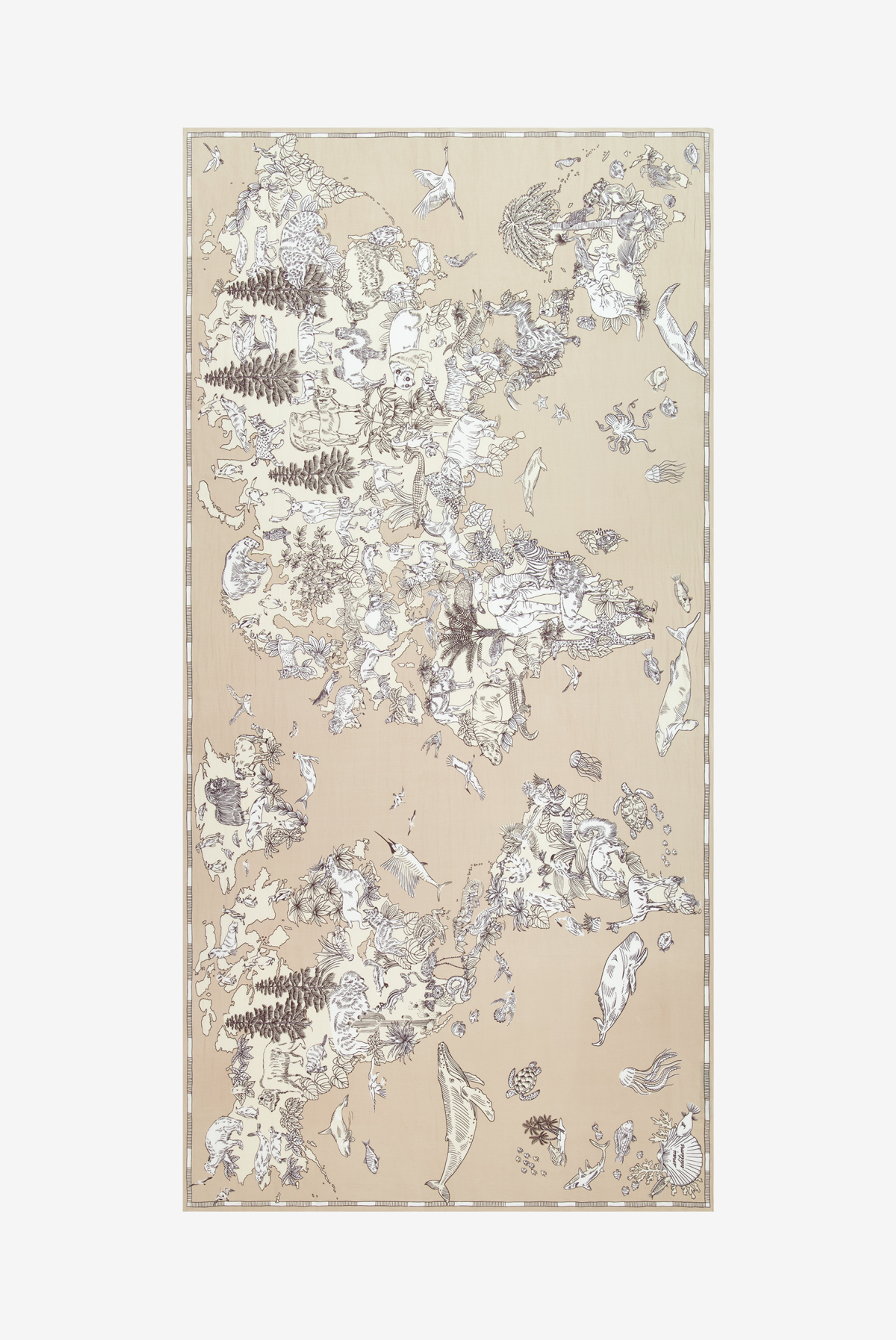 Écharpe 100 - Atlas - Naturel