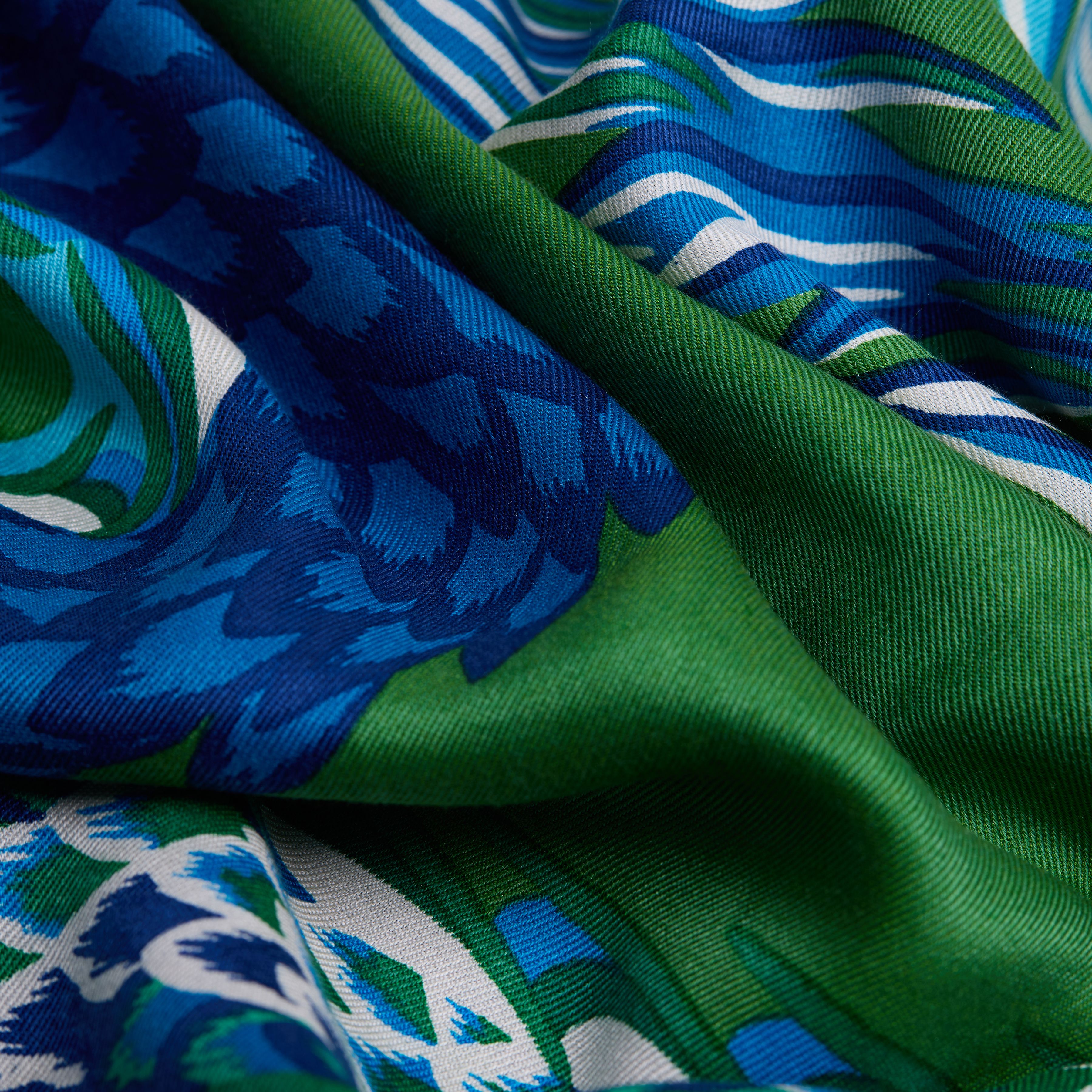 Square 100 - Croco - Green