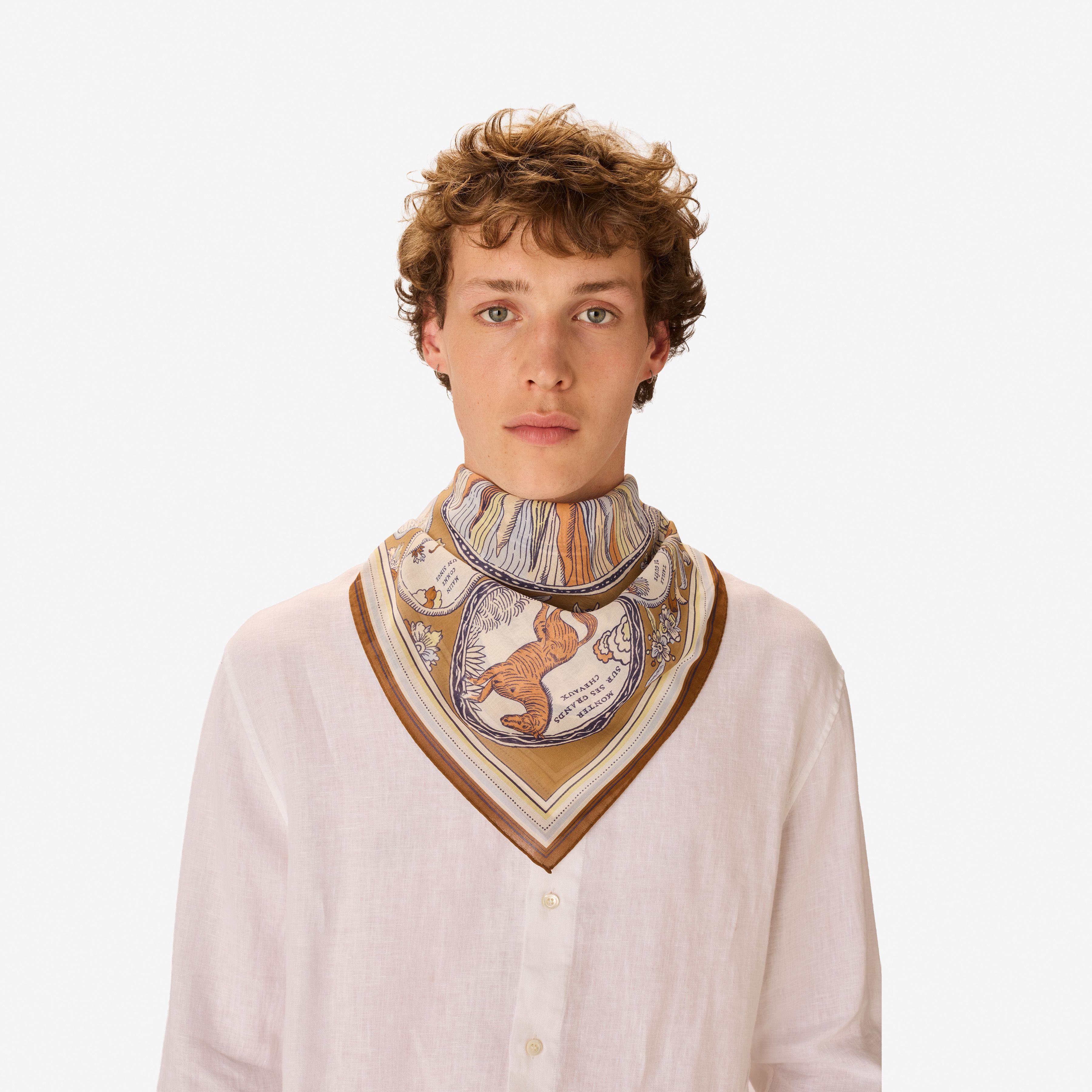 Carré 70 Coton - Chance Inoui - Mordoré