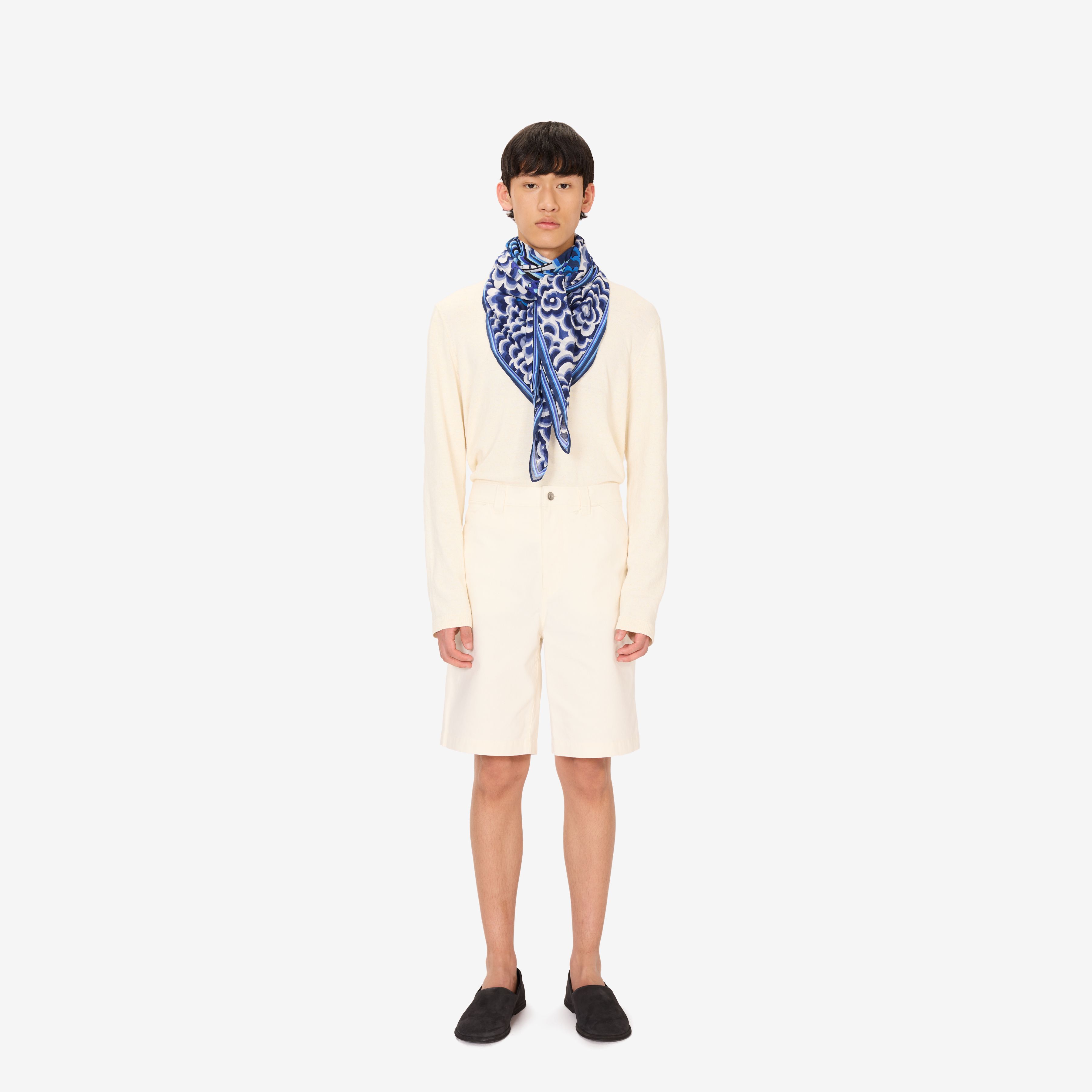 Carré 130 - Dragon - Bleu