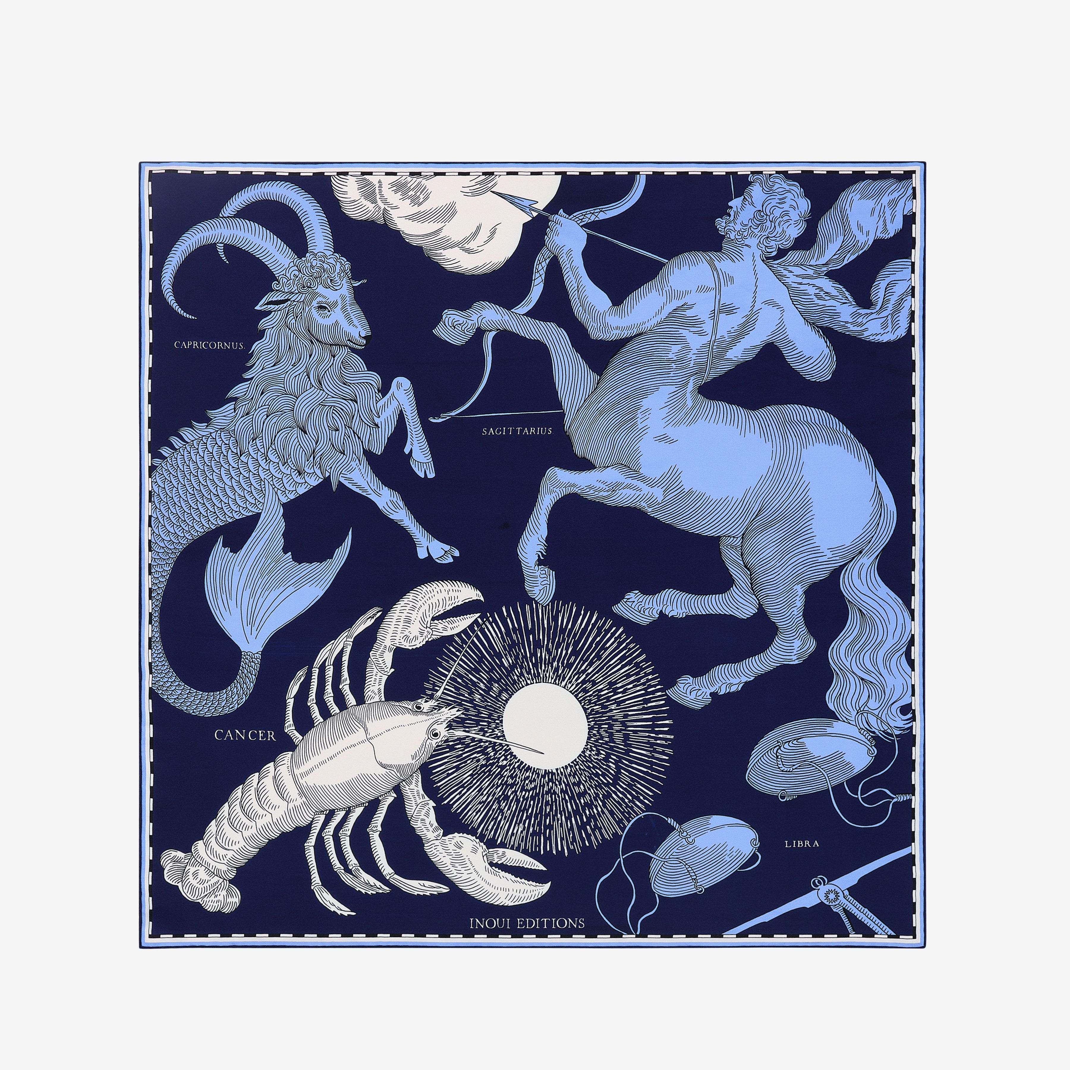 Carré 65 - Astro Cancer - Bleu