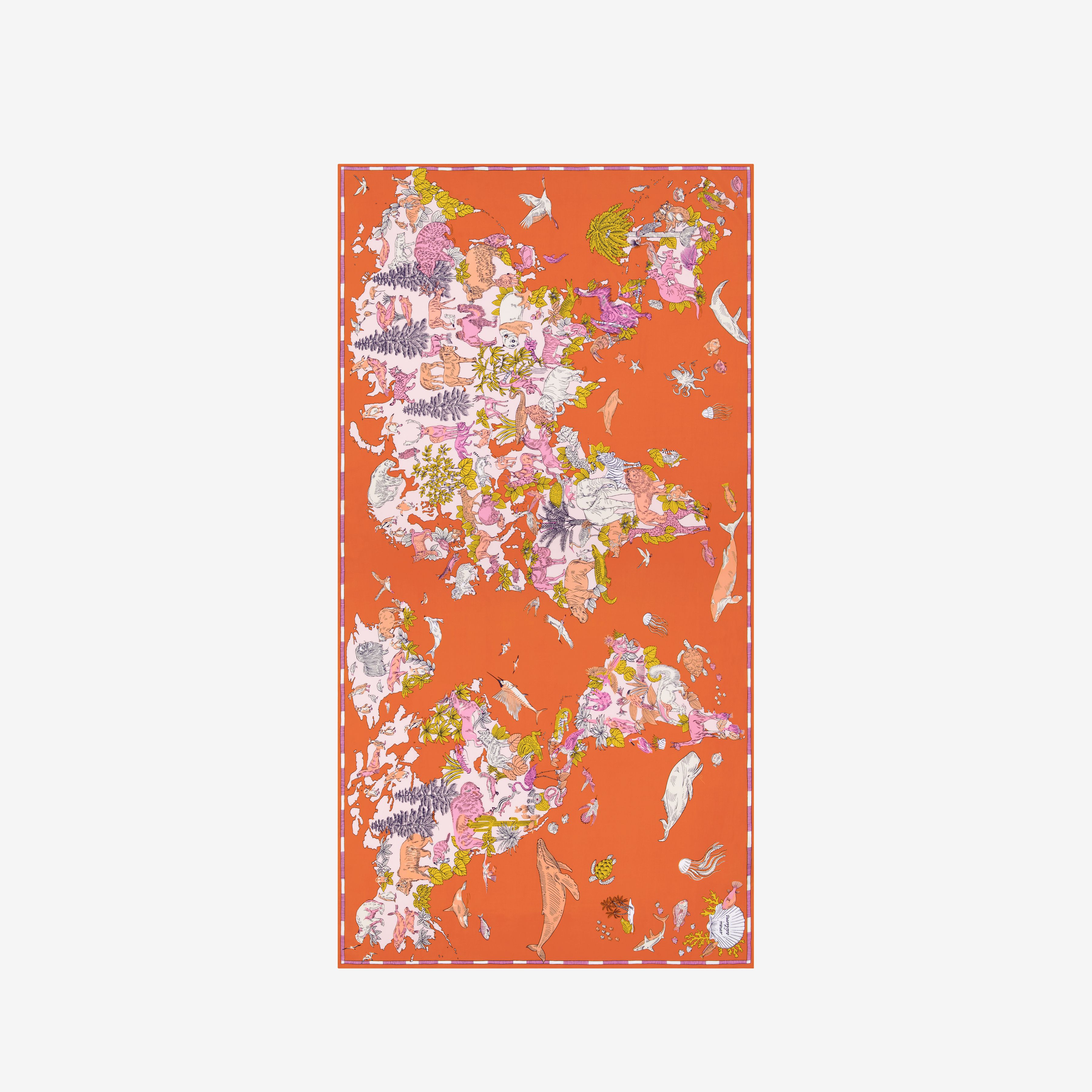 Schal 100 - Atlas - Orange