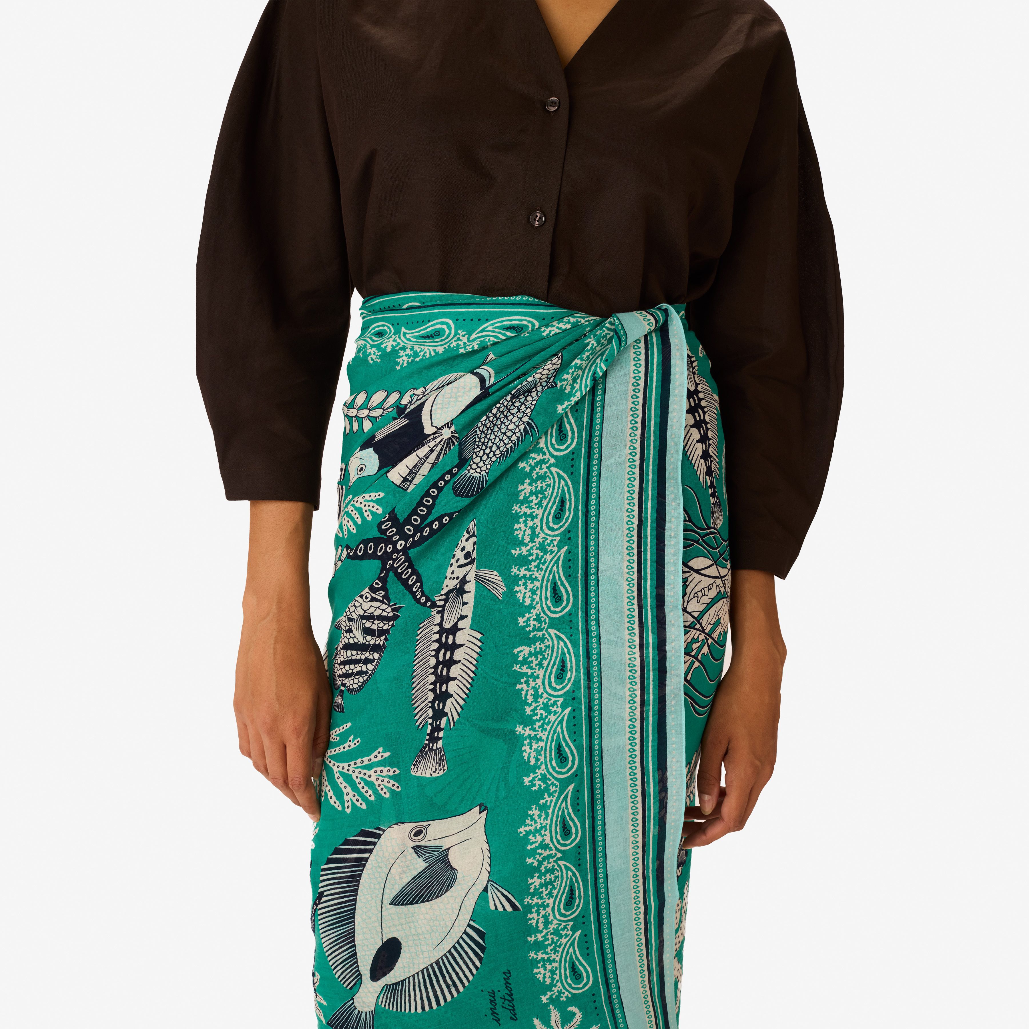 Scarf 100 - Neptune - Turquoise