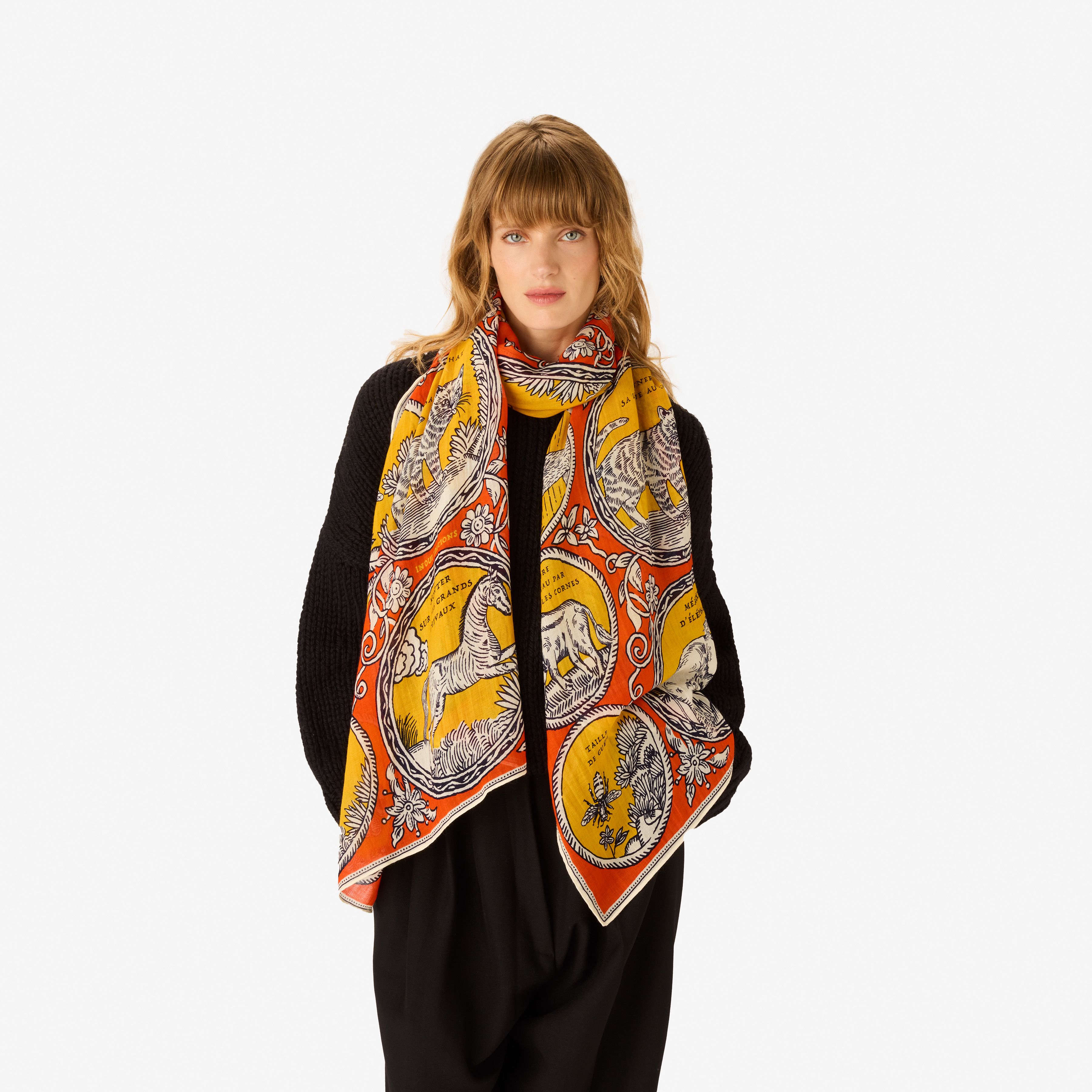 Scarf 70 - Chance Inoui - Orange