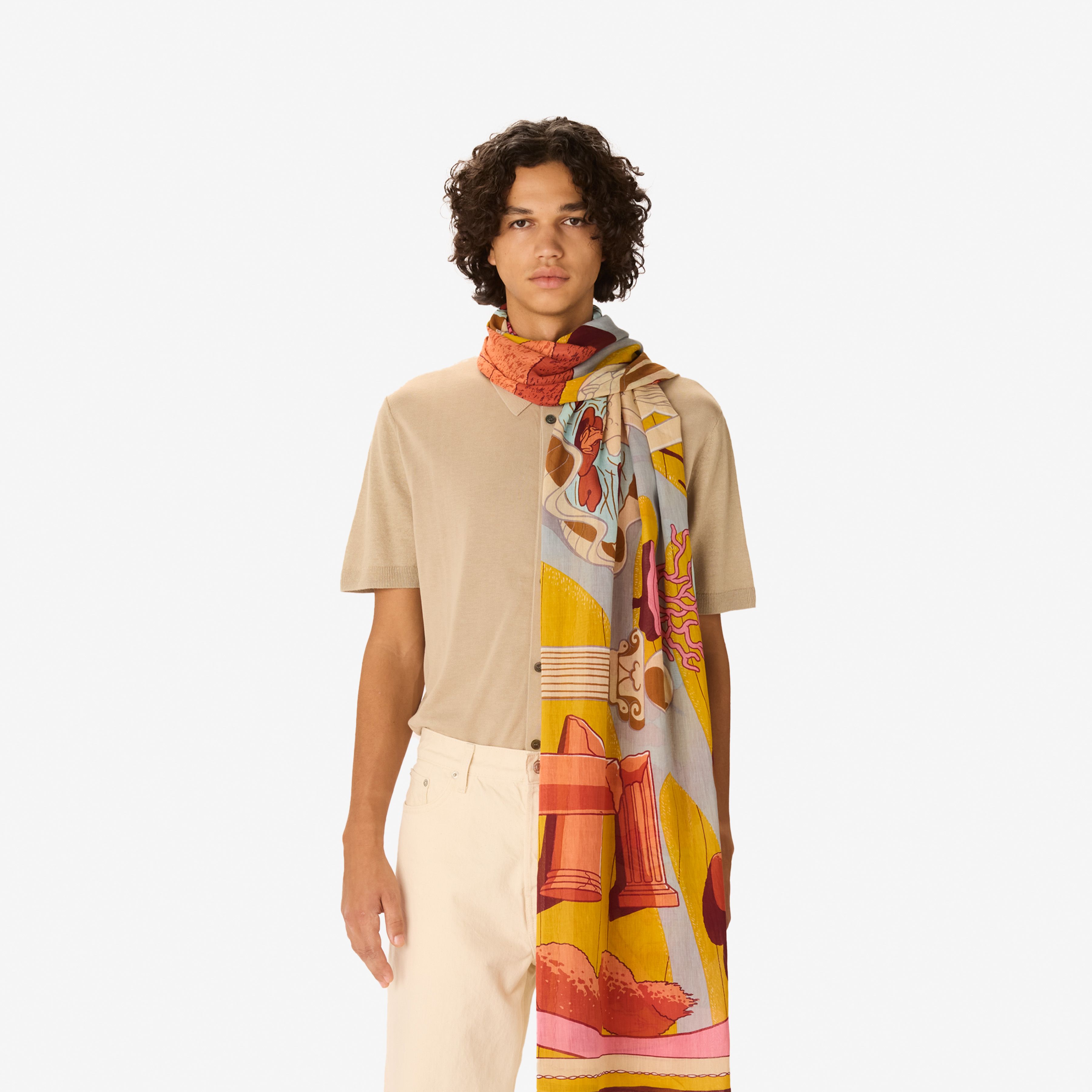Scarf 100 - Jardin - Yellow