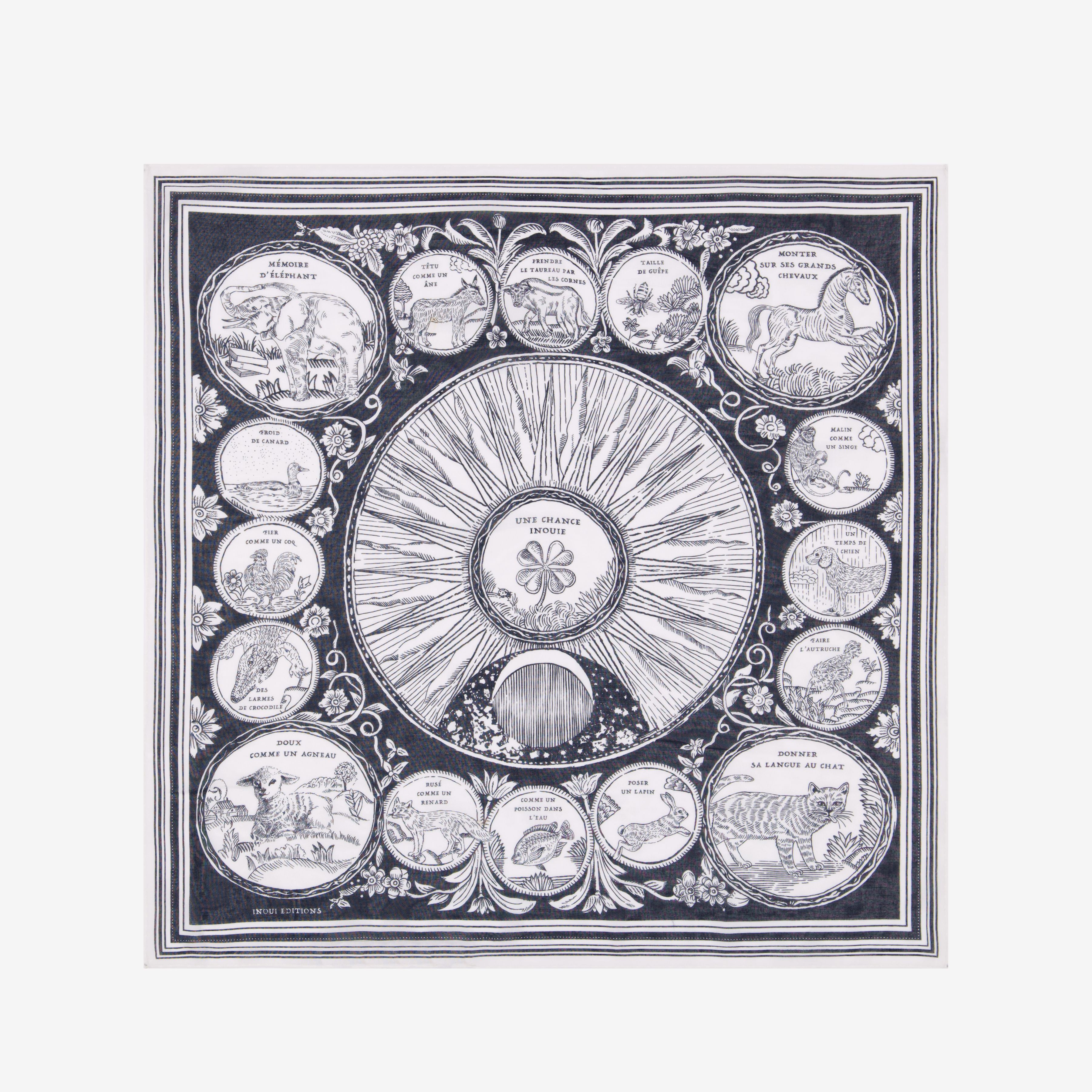 Square 70 Cotton - Chance Inoui - Black