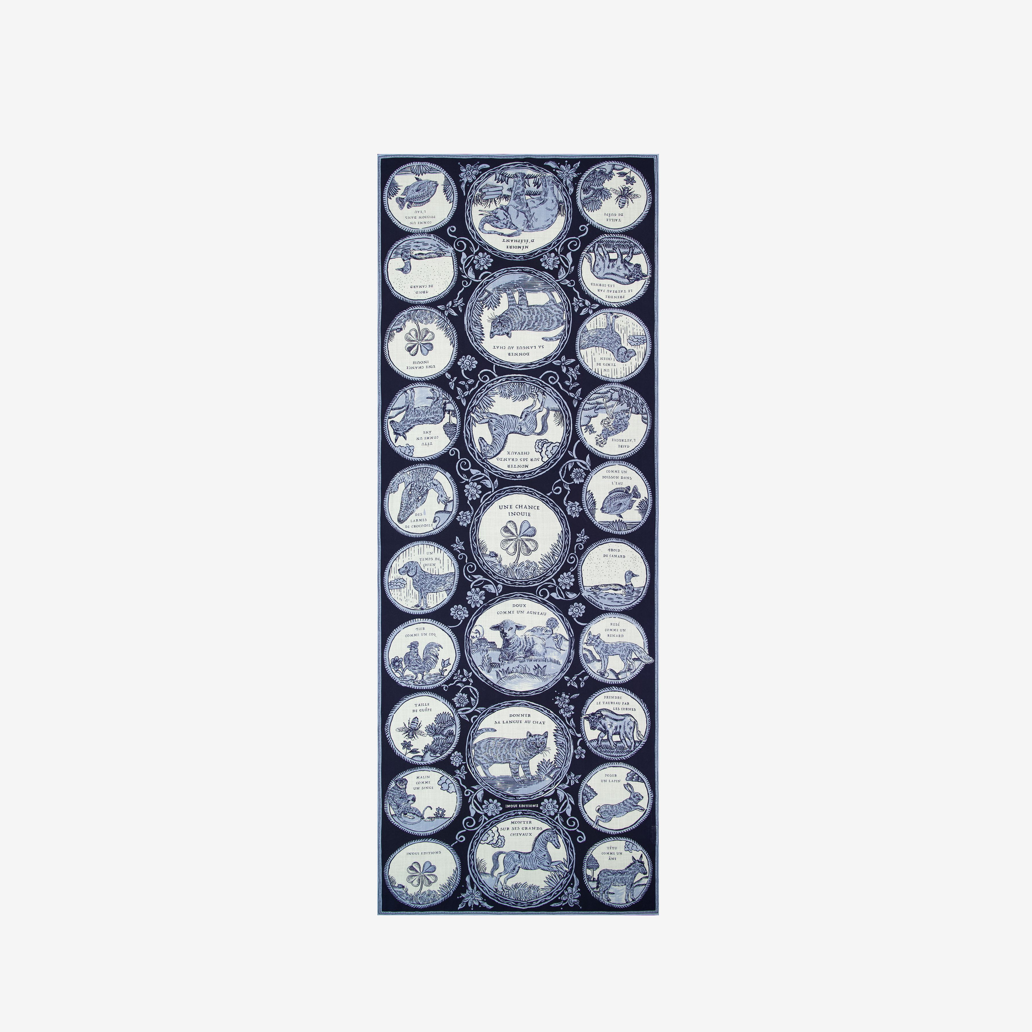 Scarf 70 - Chance Inoui - Navy