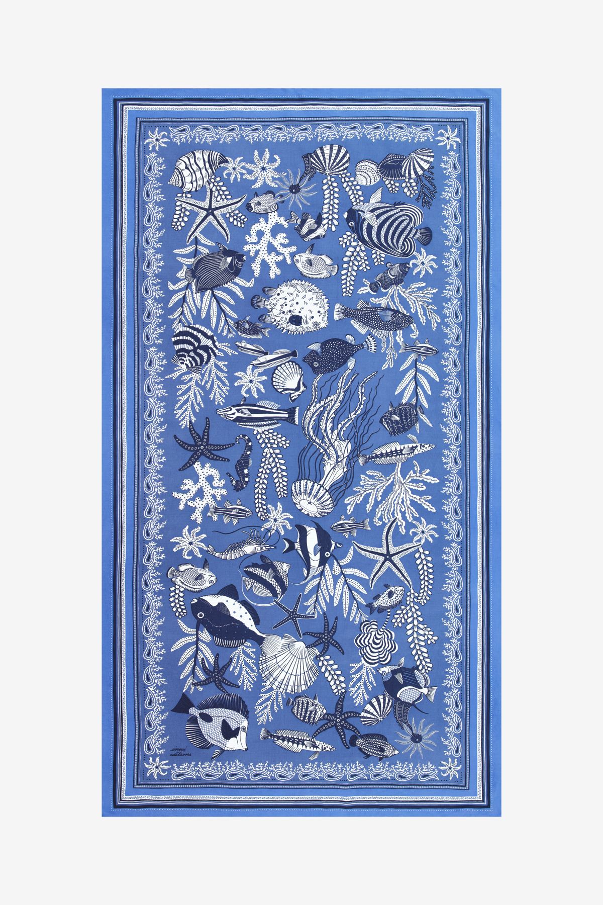 Fouta 100 - Neptune - Bleu