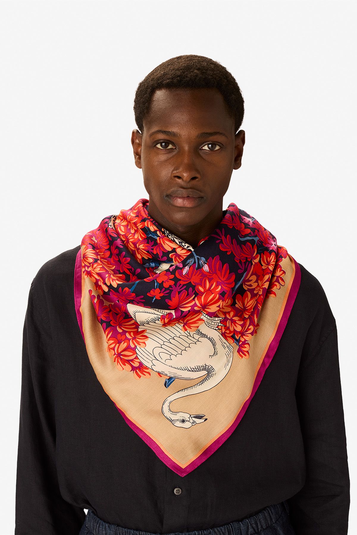 Carré 130 - Bestiaire - Fuchsia