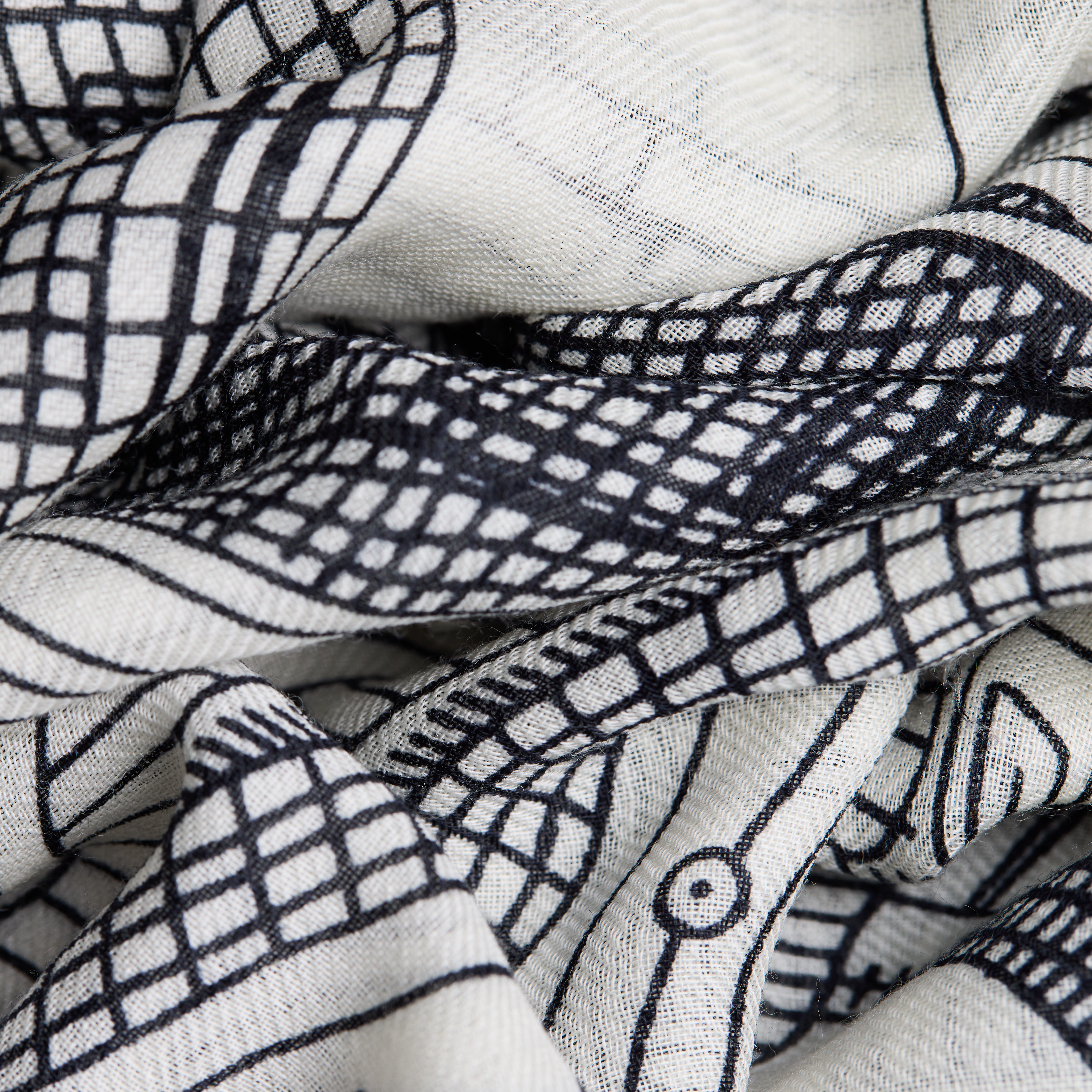 Scarf 100 - Paris - White