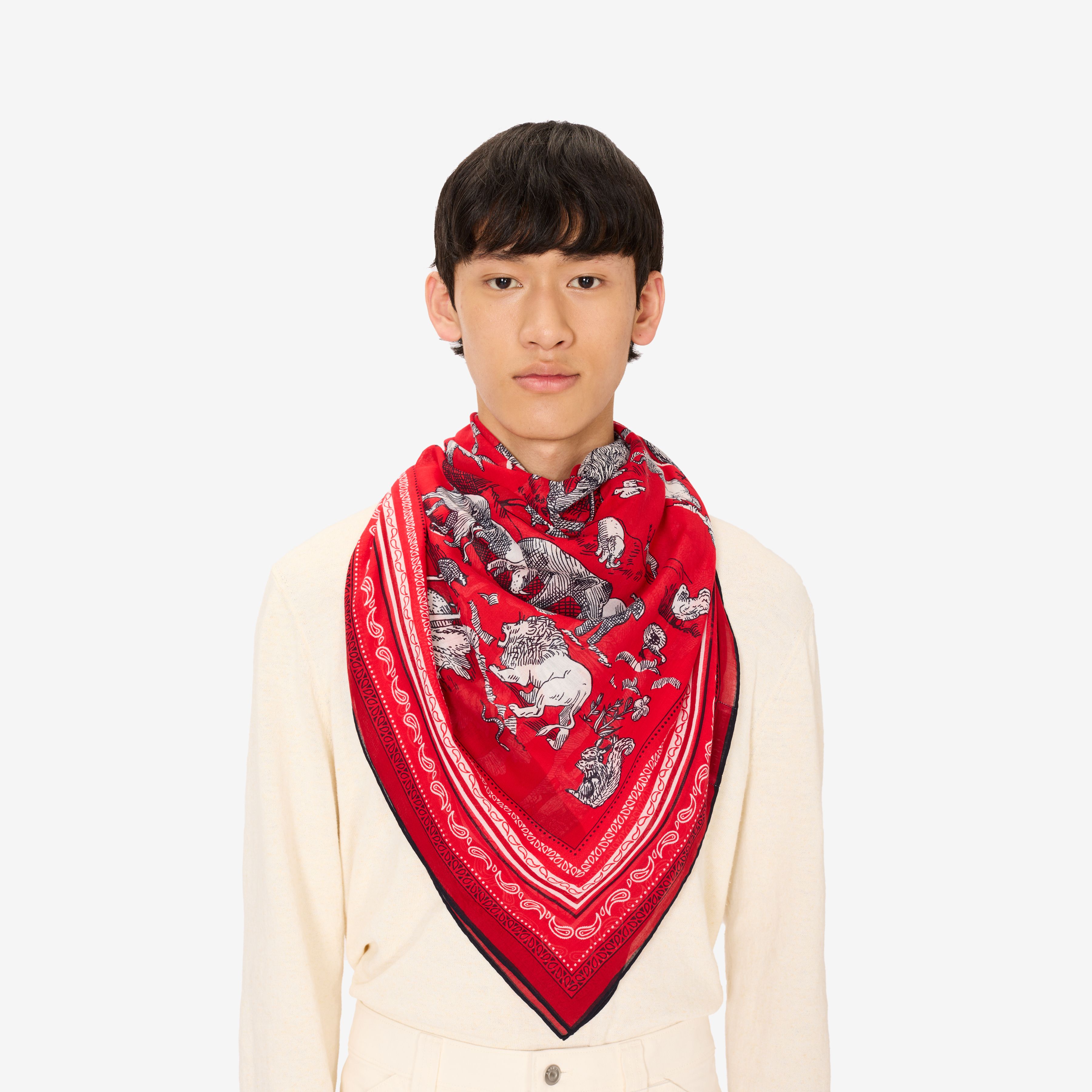 Square 130 - Reverie - Red