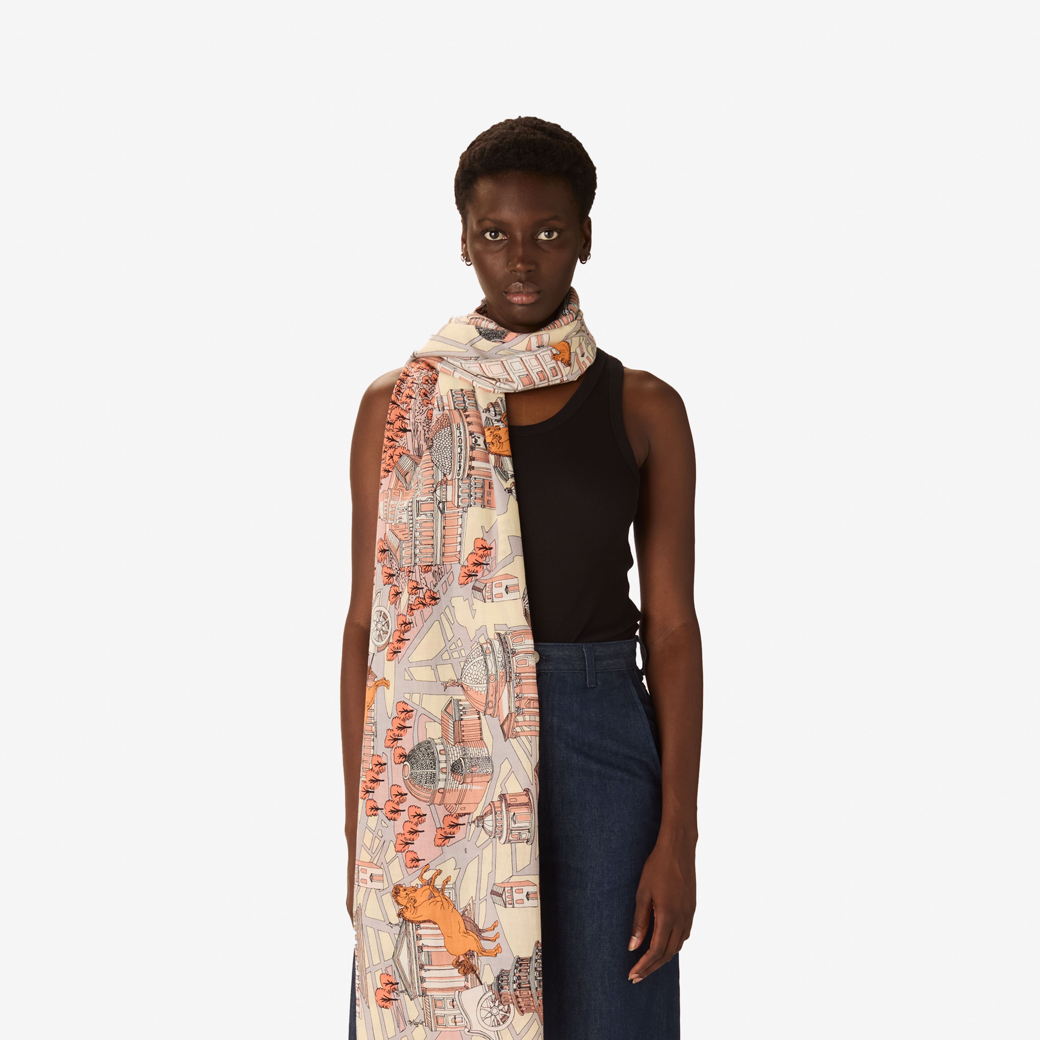 Écharpe 100 - Rome - Poudre