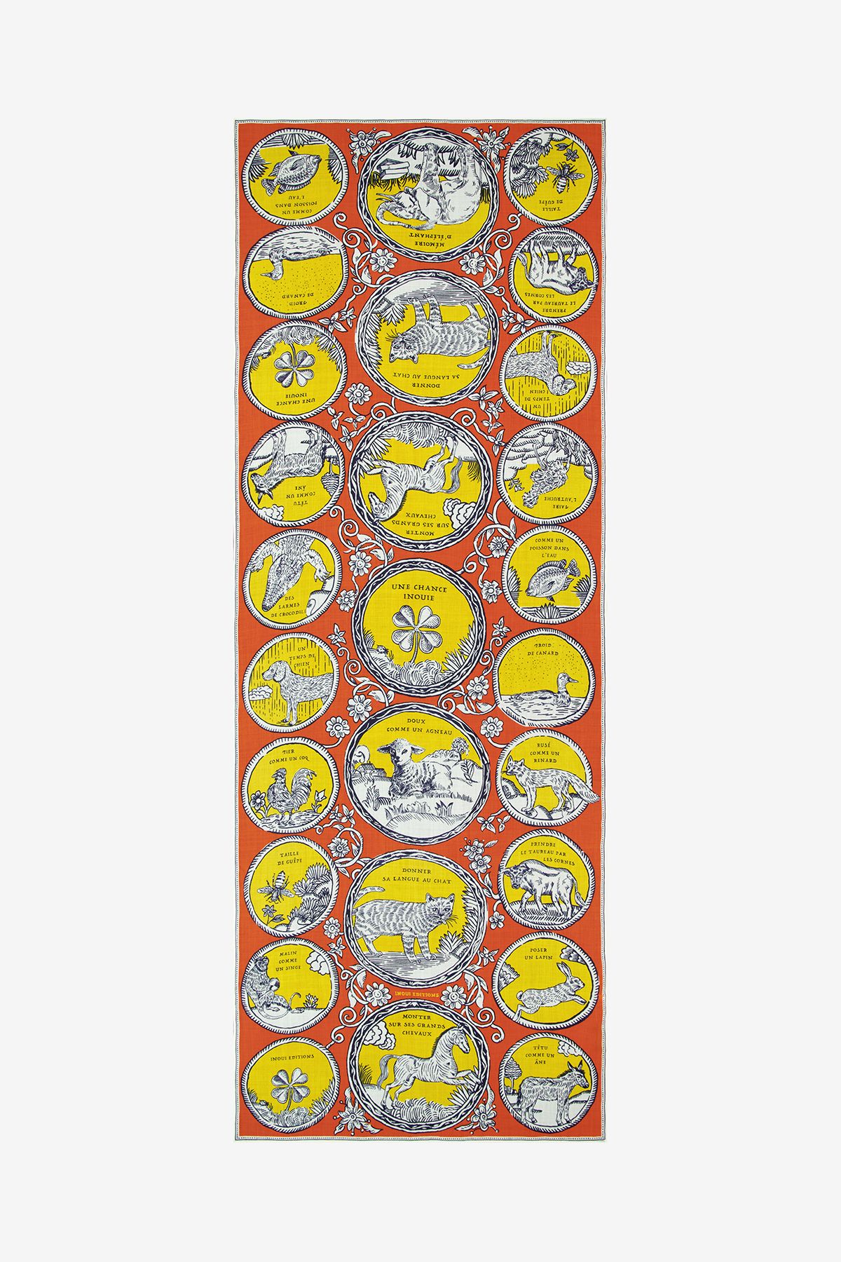 Écharpe 70 - Chance Inoui - Orange