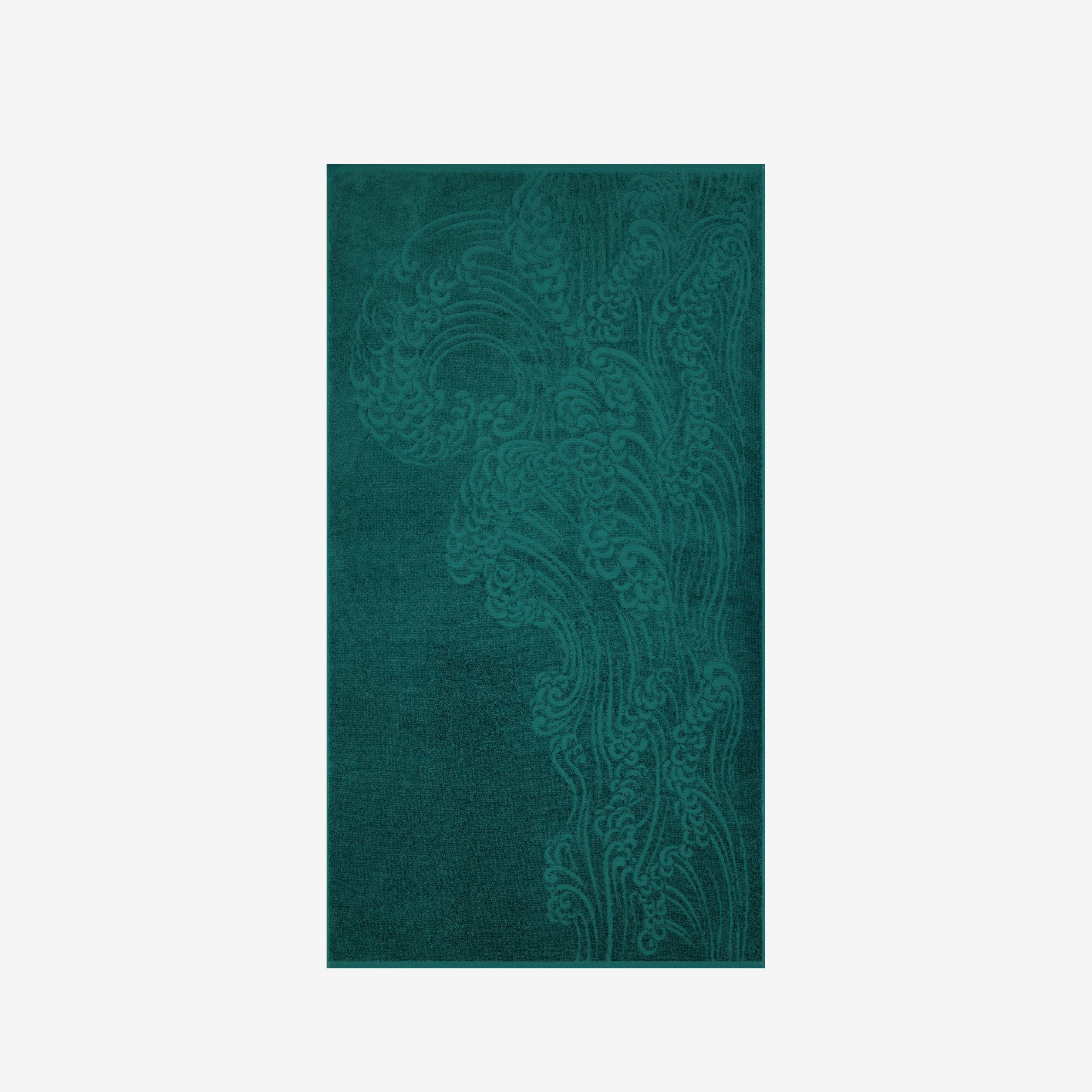 Serviette 90 - Vague - Vert