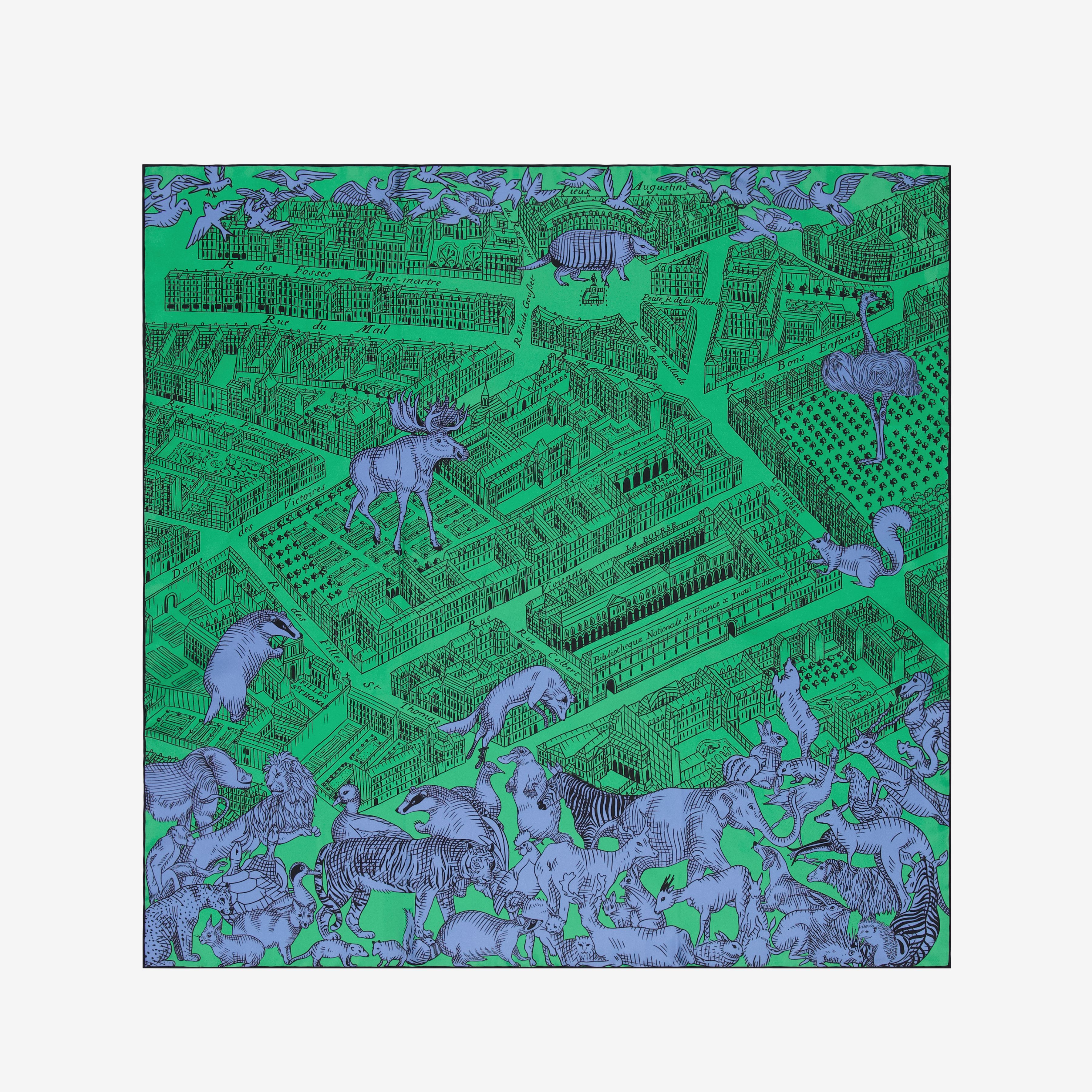 Square 70 - Turgot - Green