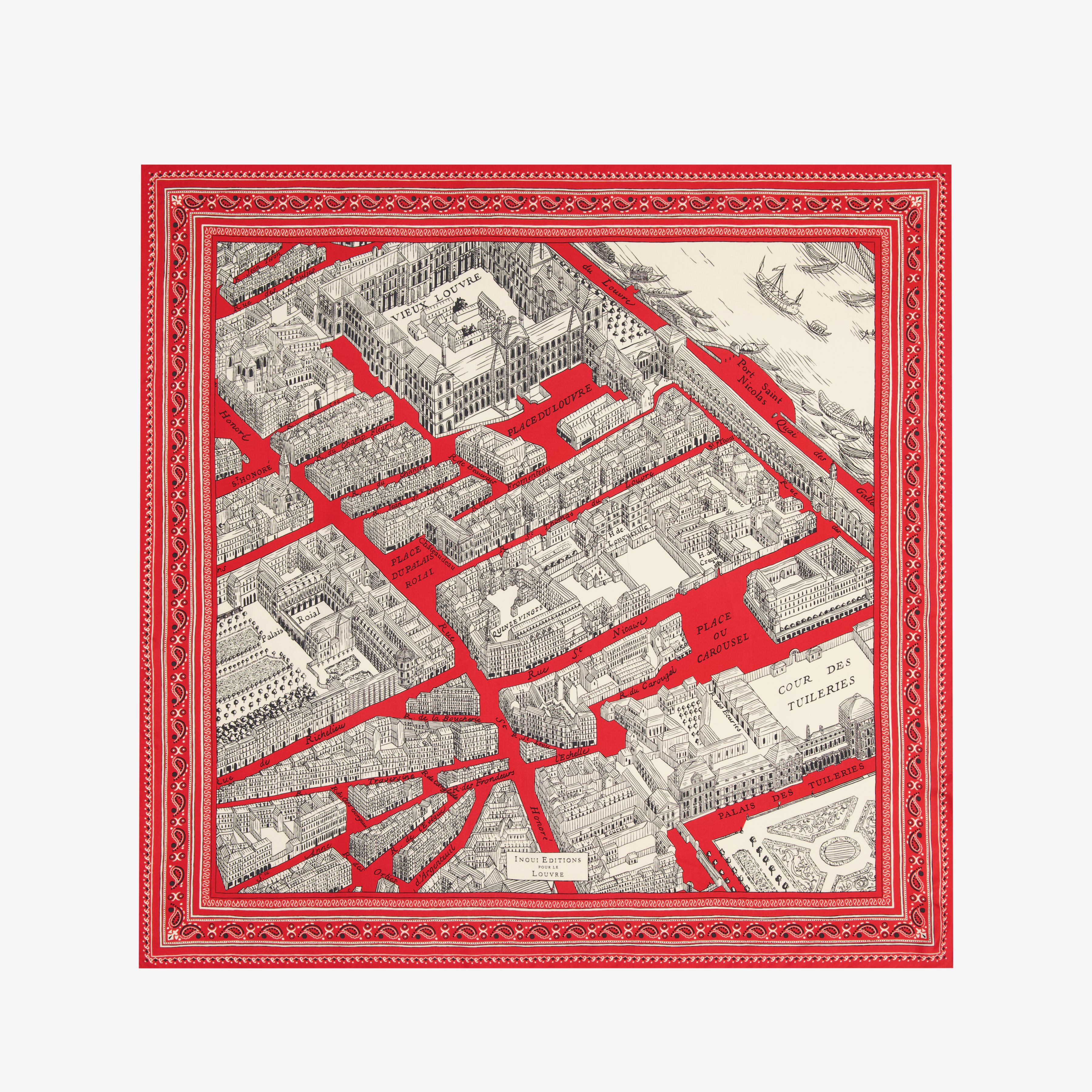 Square 100 - Louvre - Red