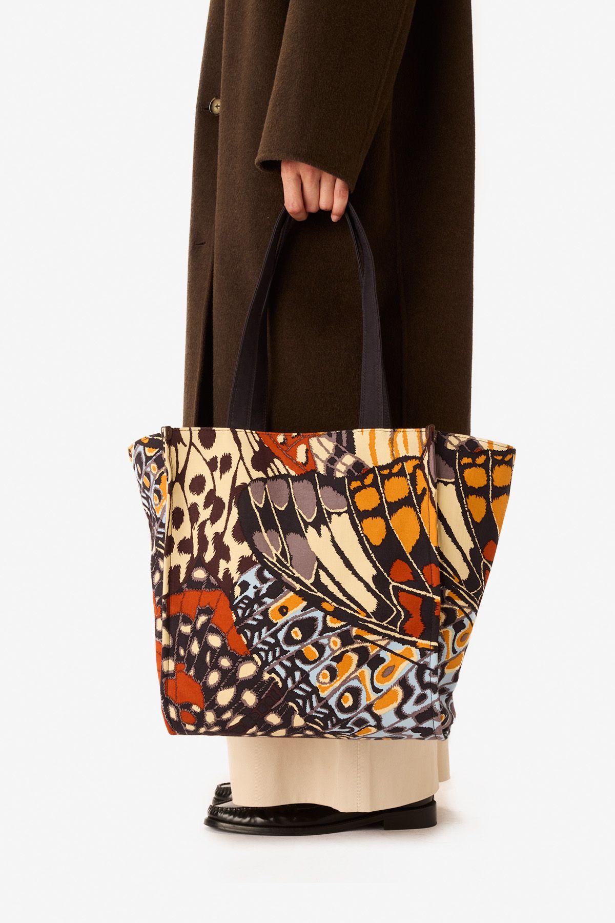 Totebag - Papillons - Naturel