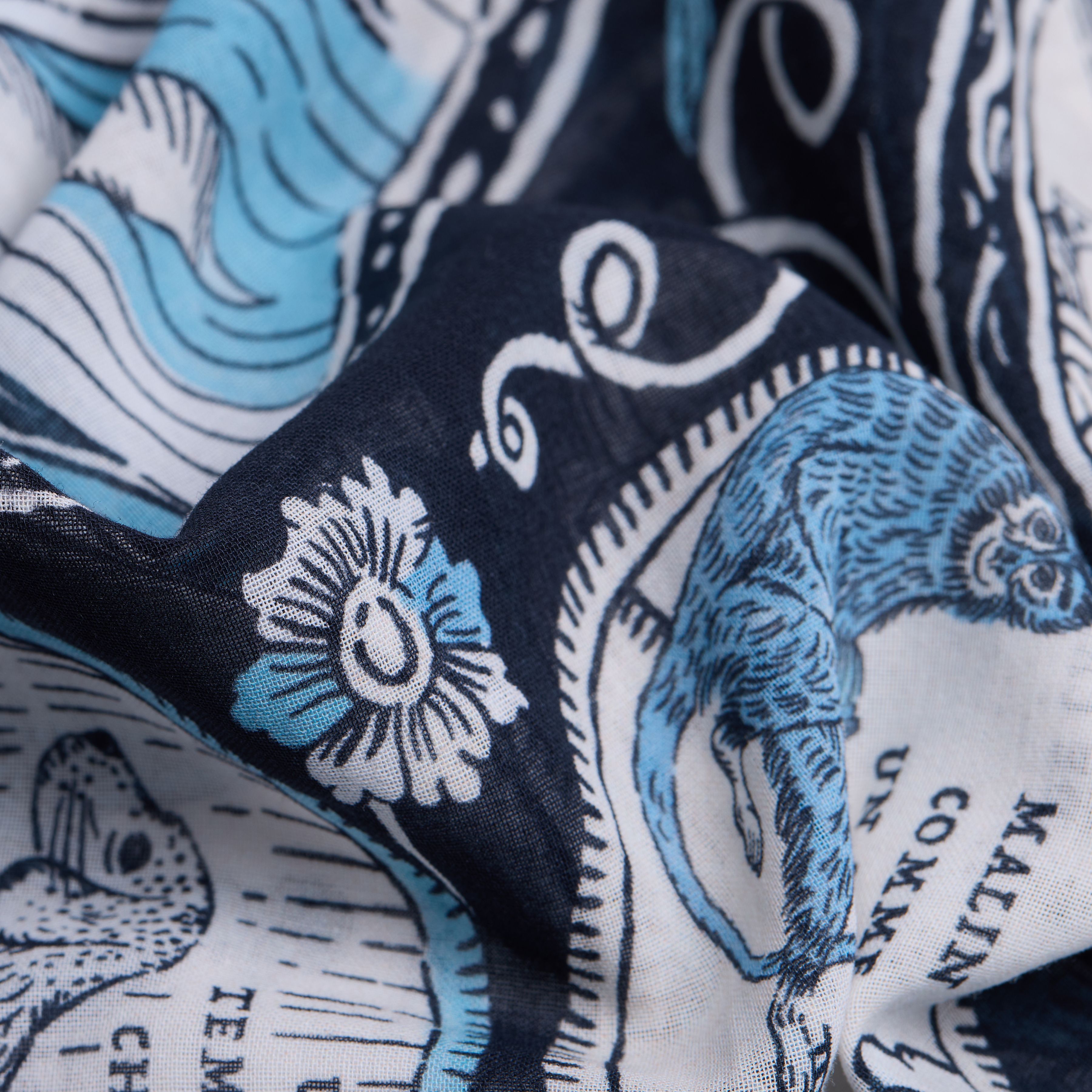 Square 70 Cotton - Chance Inoui - Navy