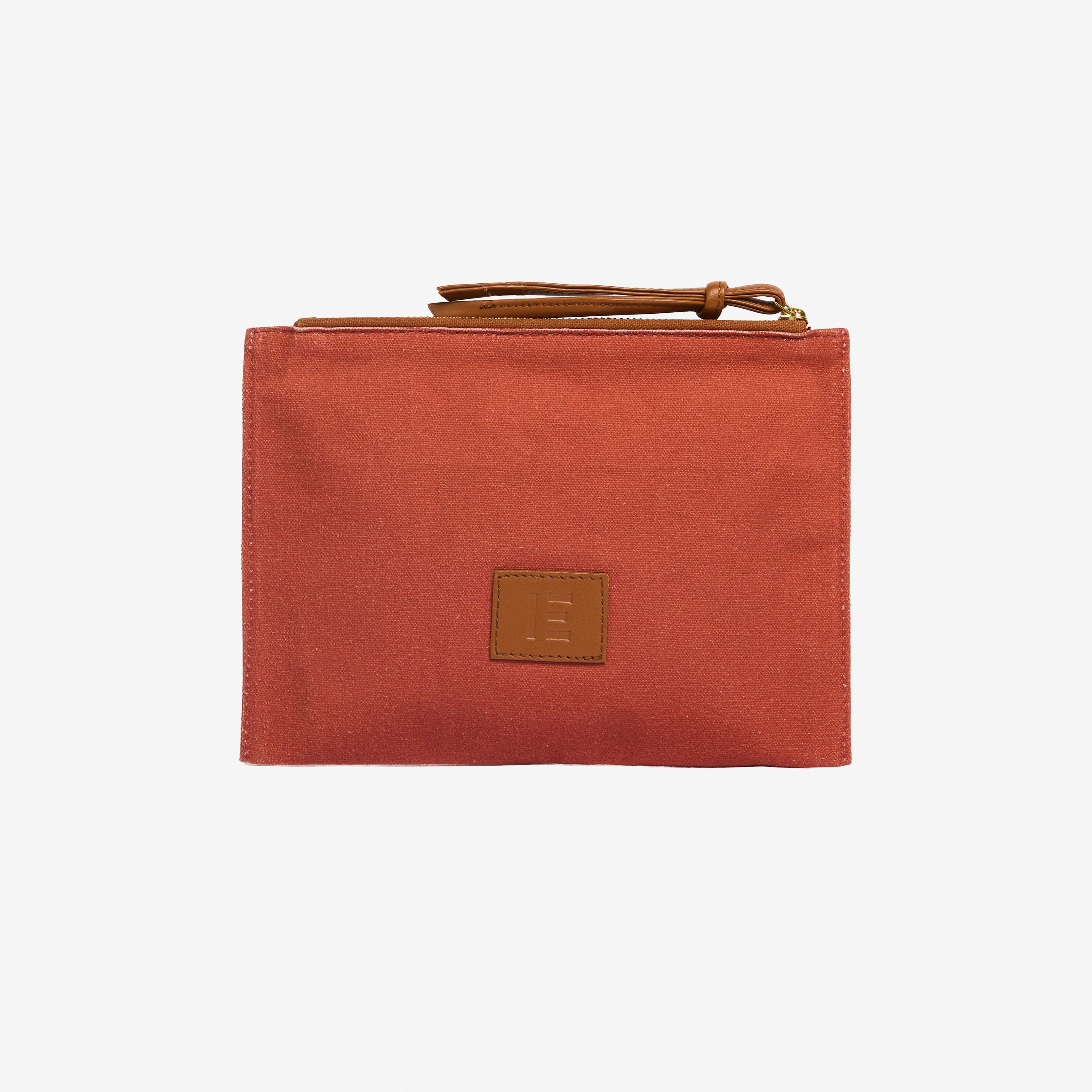 Embroidered Pouch - Elephant - Pastel