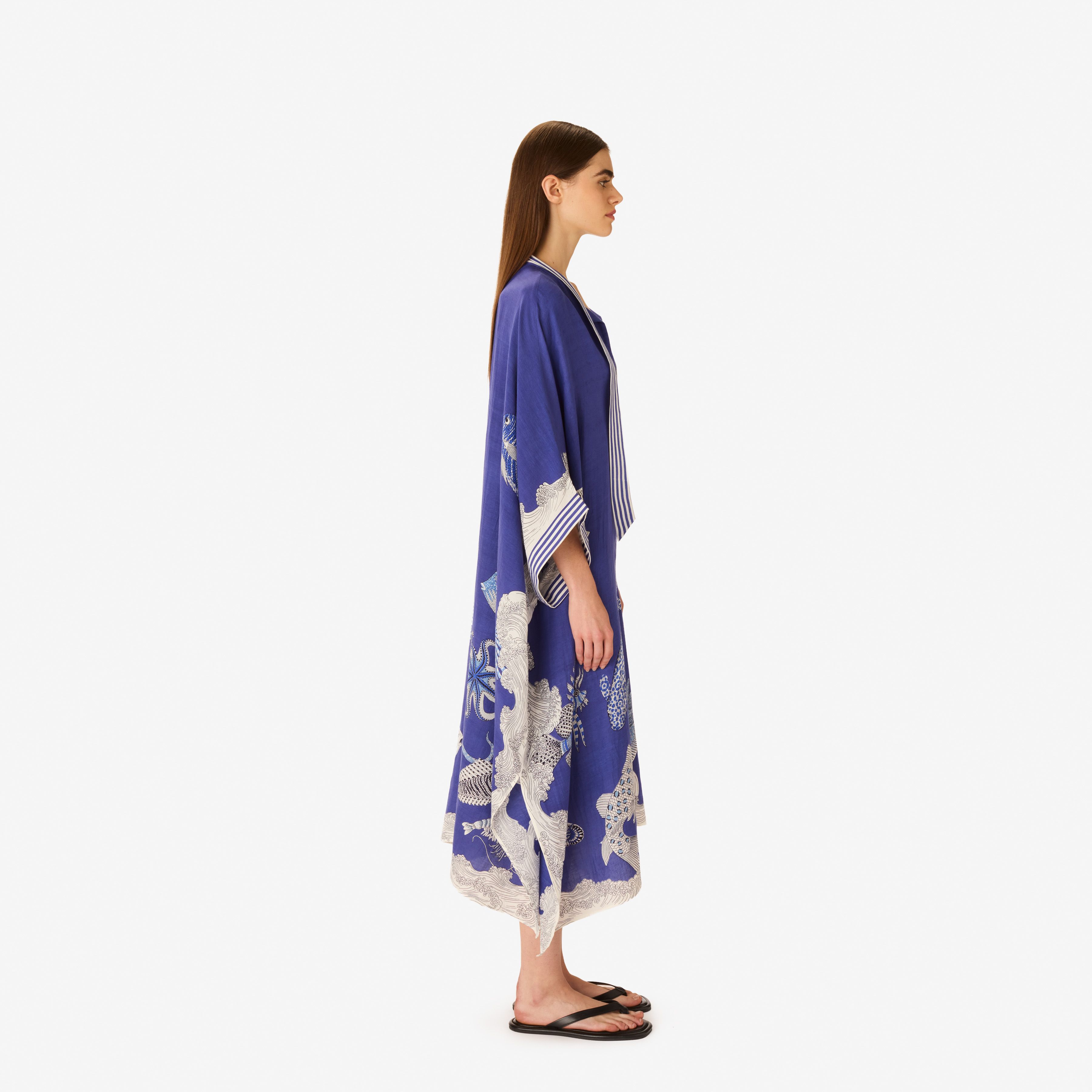 Kaftan Long - Poseidon - Navy