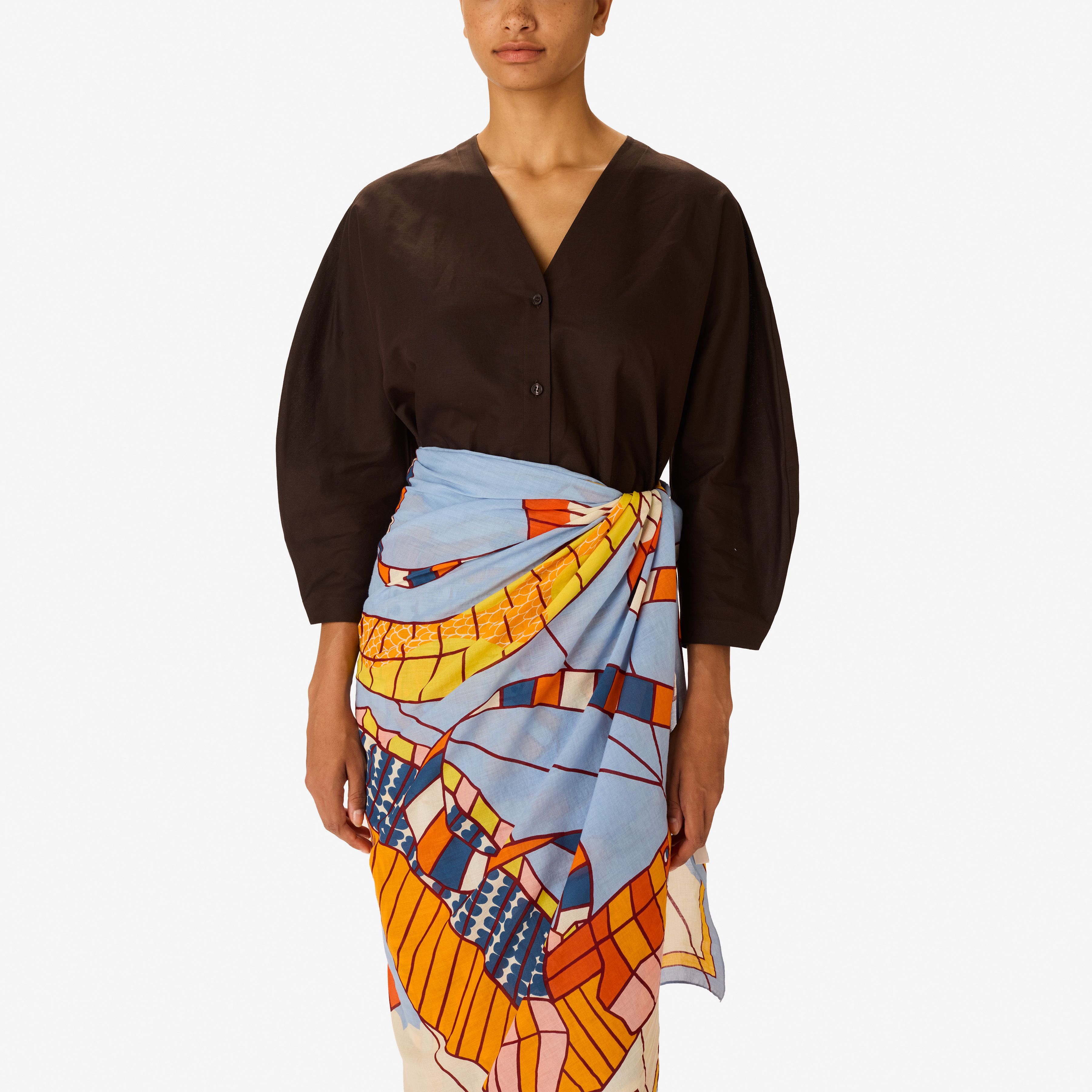 Scarf 100 - Cerfs Volants - Orange