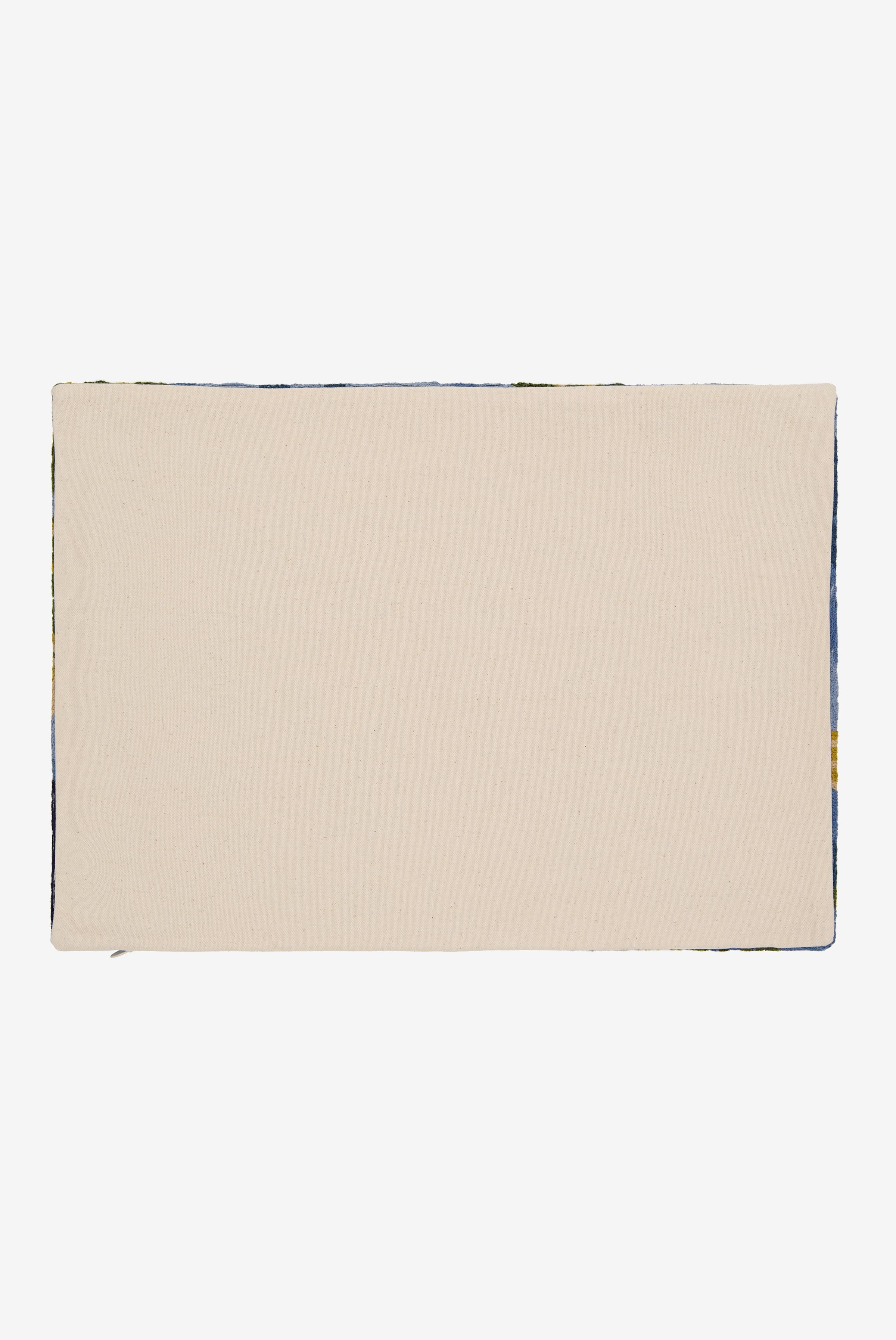 Housse de Coussin 40 - Fontainebleau - Bleu Canard