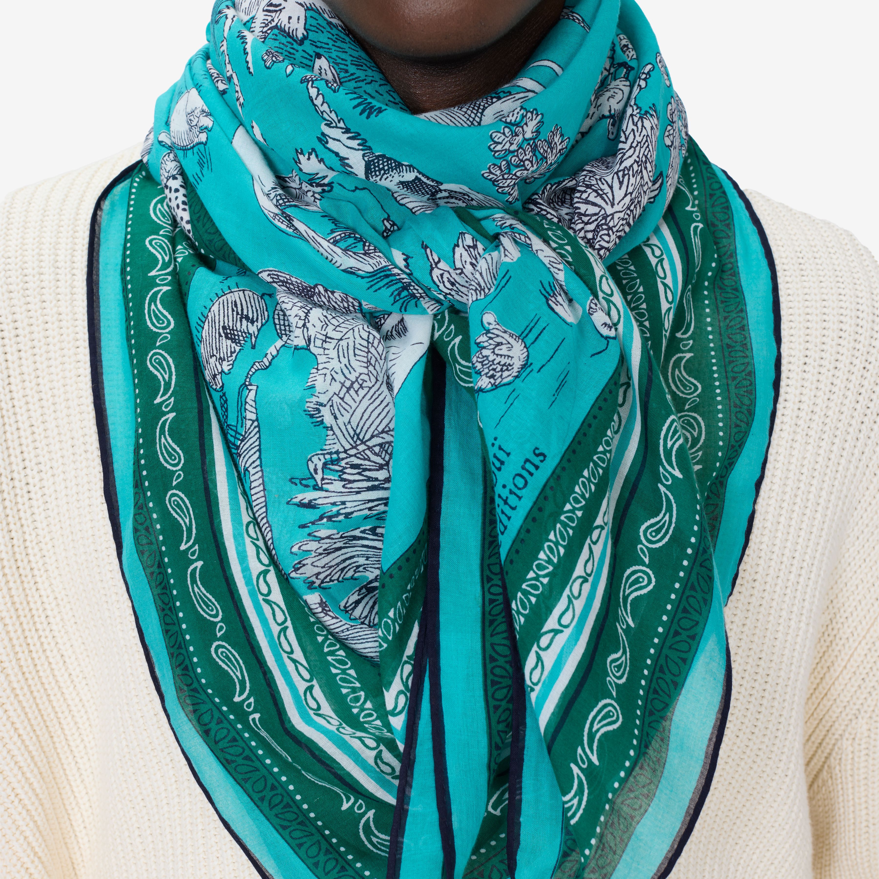 Square 130 - Reverie - Turquoise