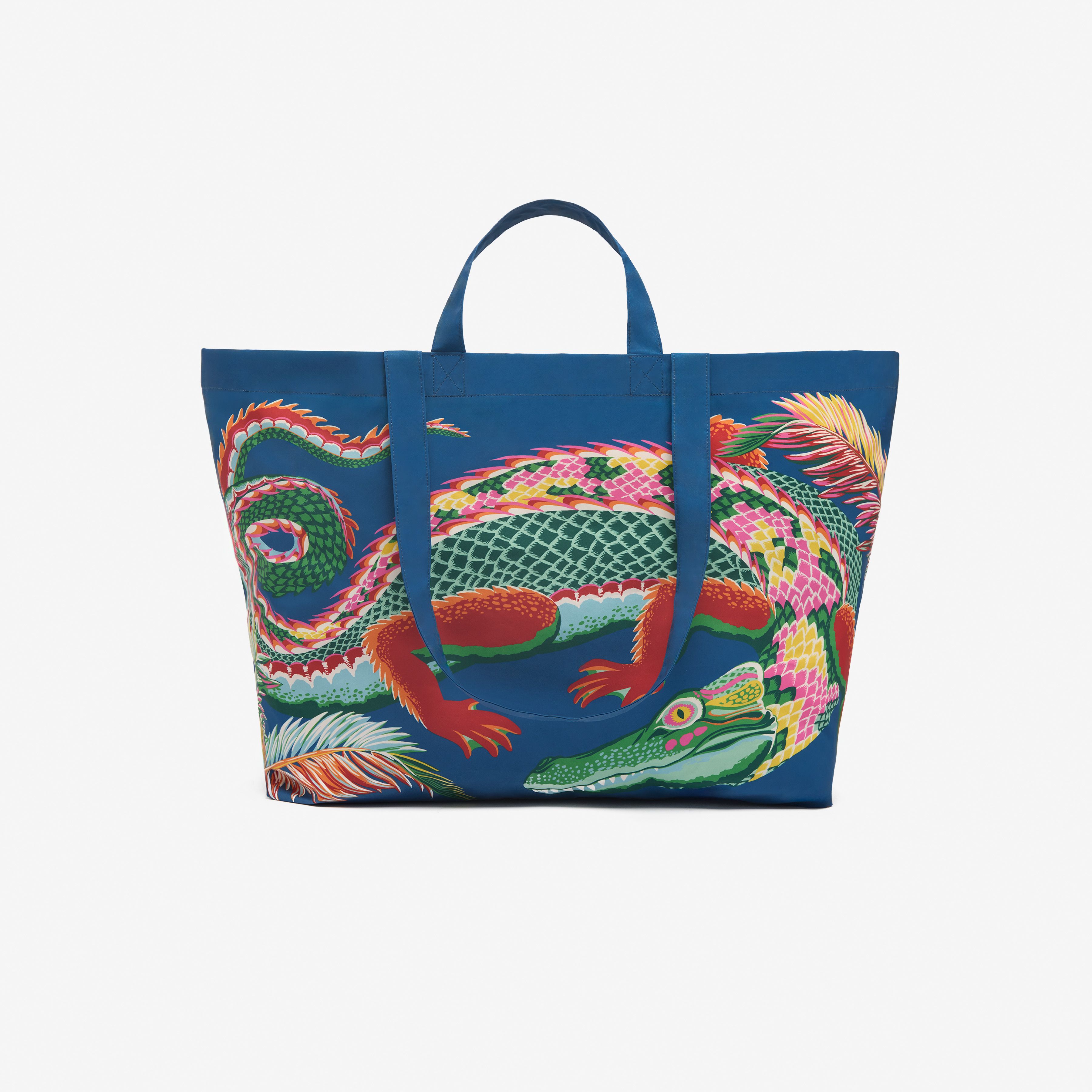 Maxi Shopper Bag - Croco - Multicolor