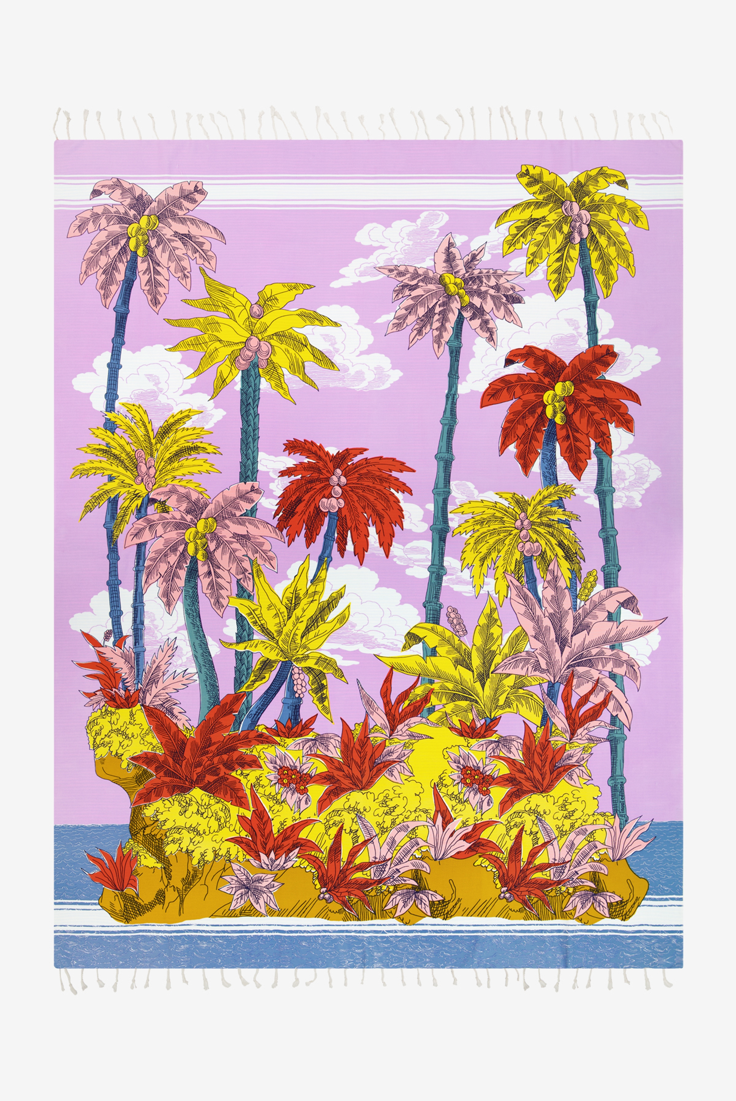 Fouta 140 - Robinson - Violet