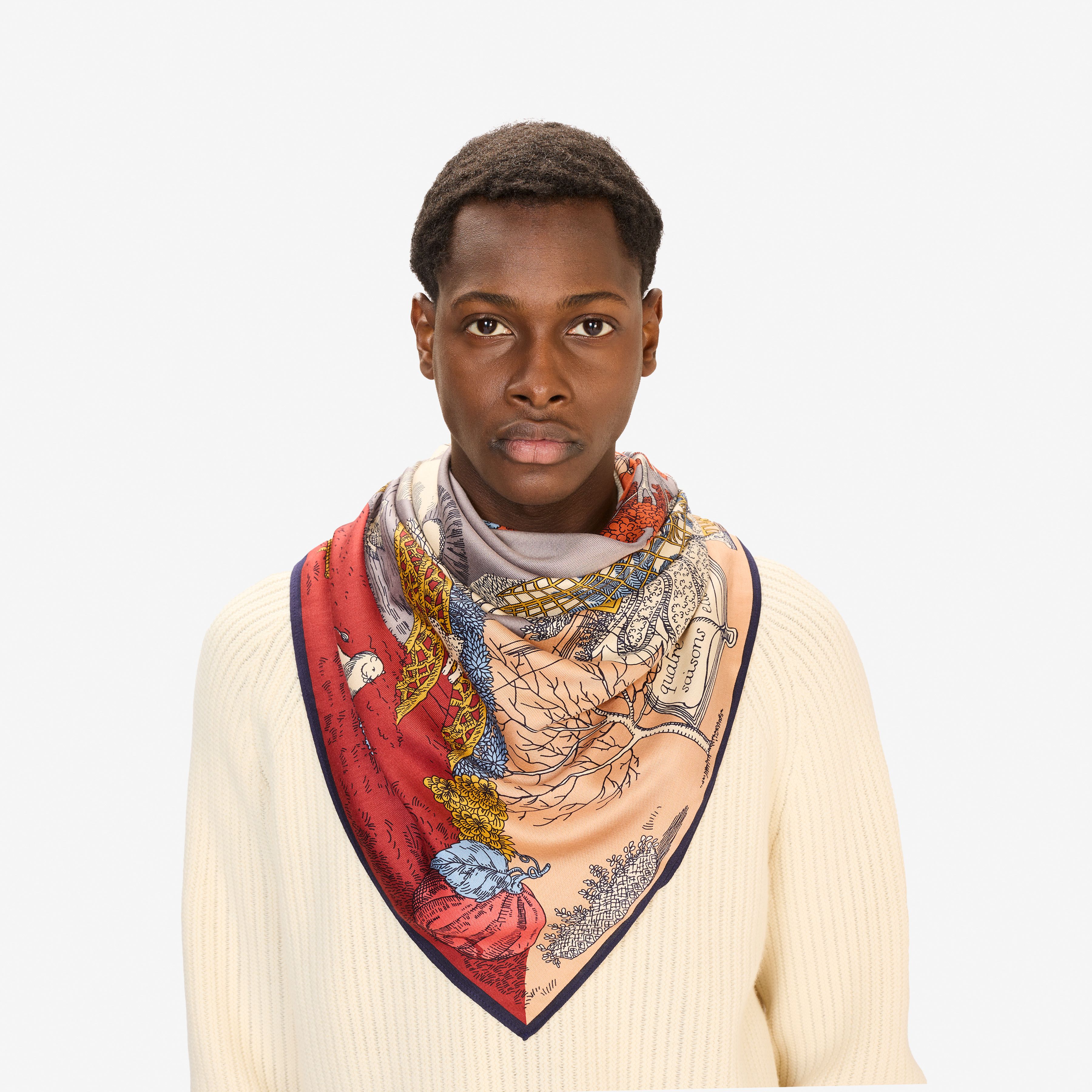 Quadratisches 100 - Quatre Saisons - Herbst