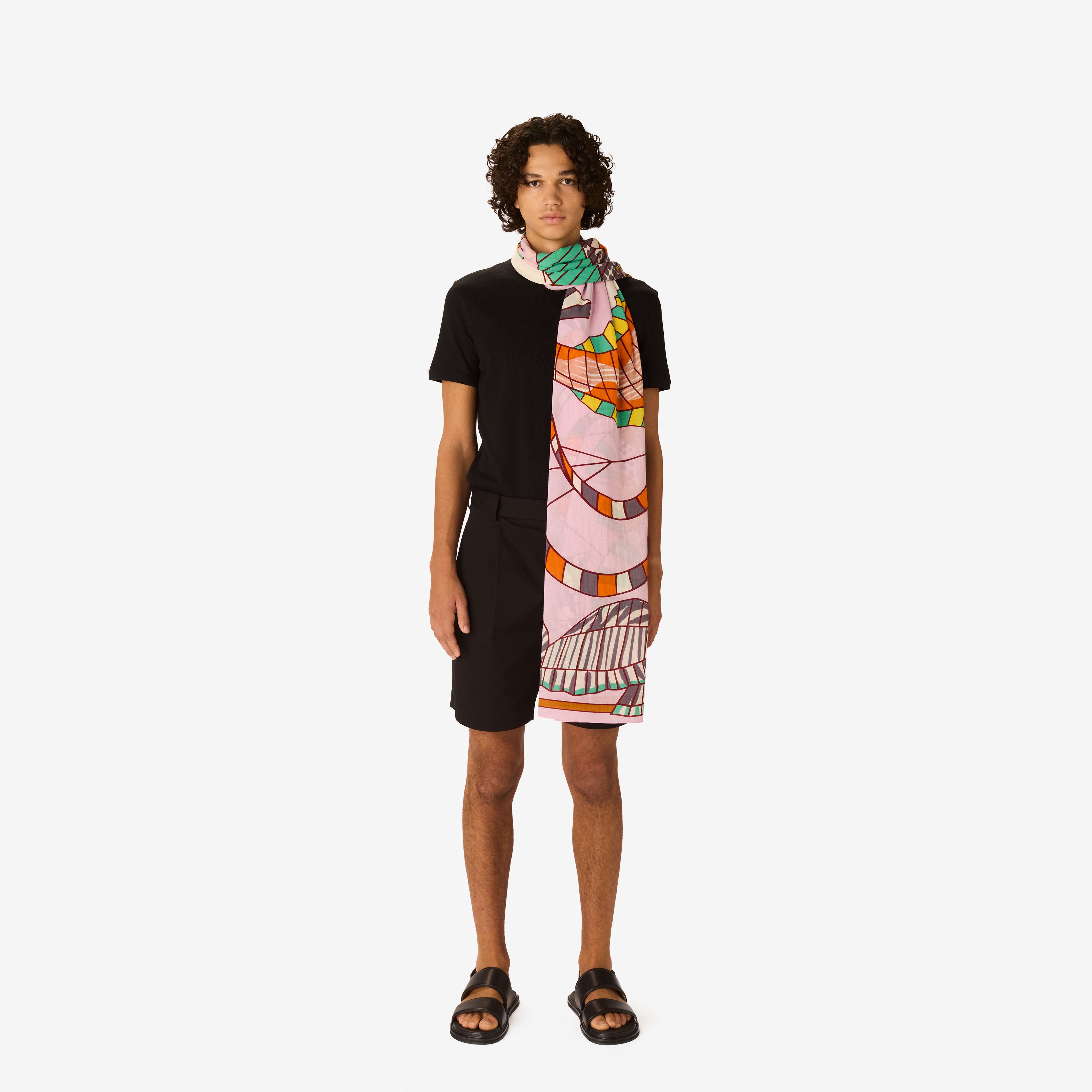 Scarf 100 - Cerfs Volants - Pink