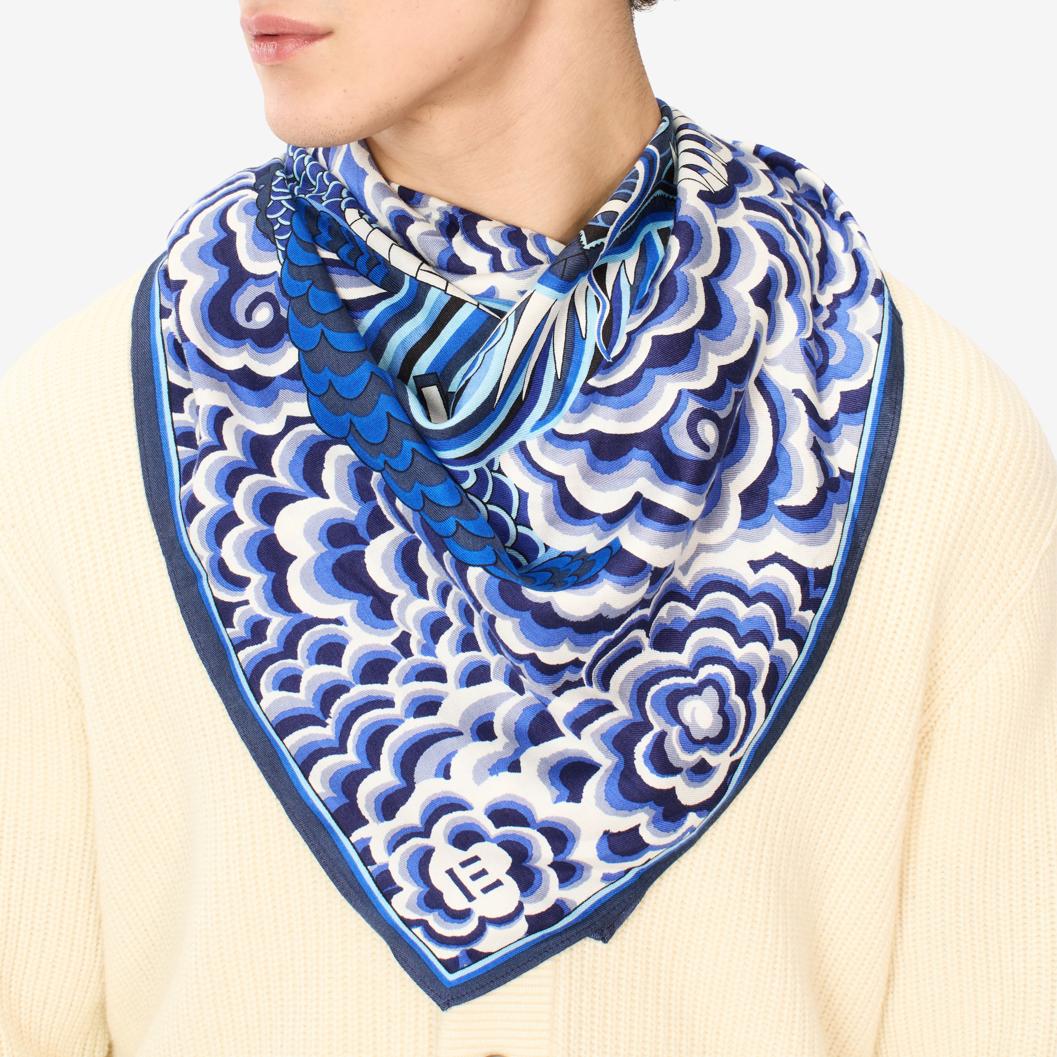 Square 100 - Dragon - Blue