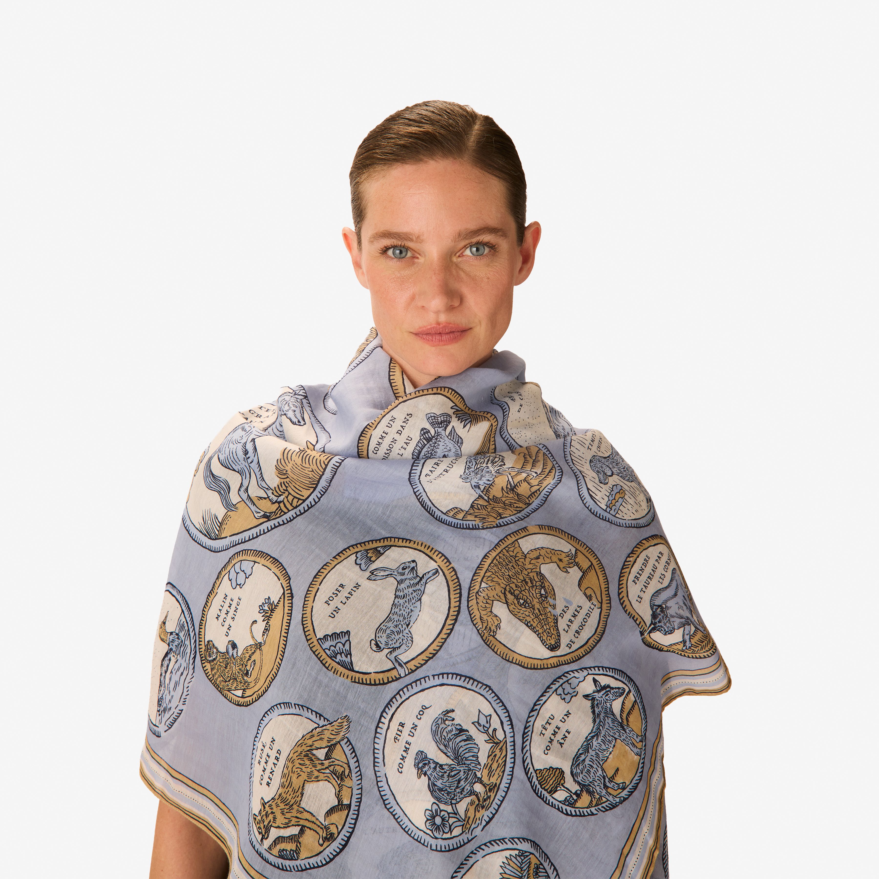 Schal 100 - Chance Inoui - Blau