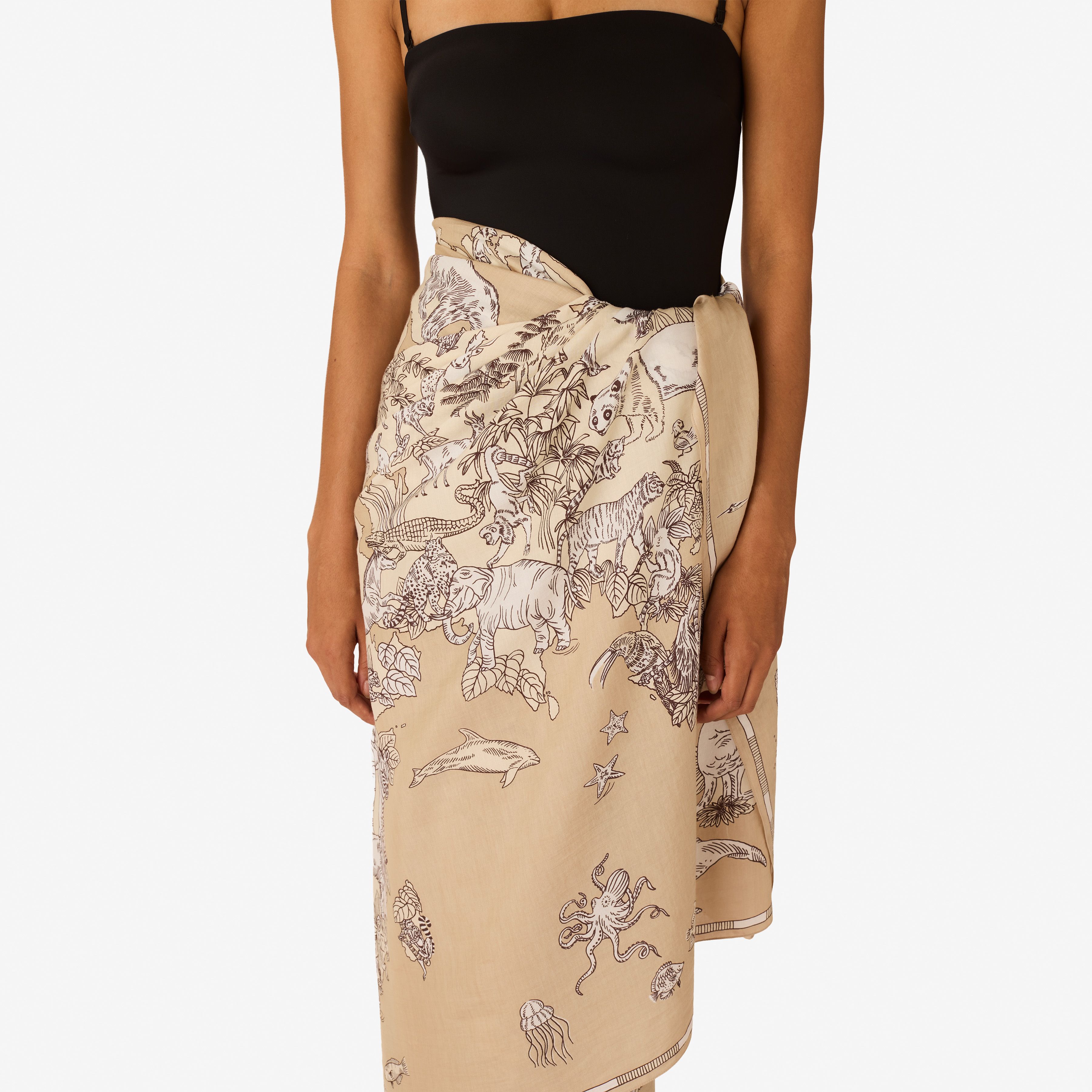 Schal 100 - Atlas - Natürlich