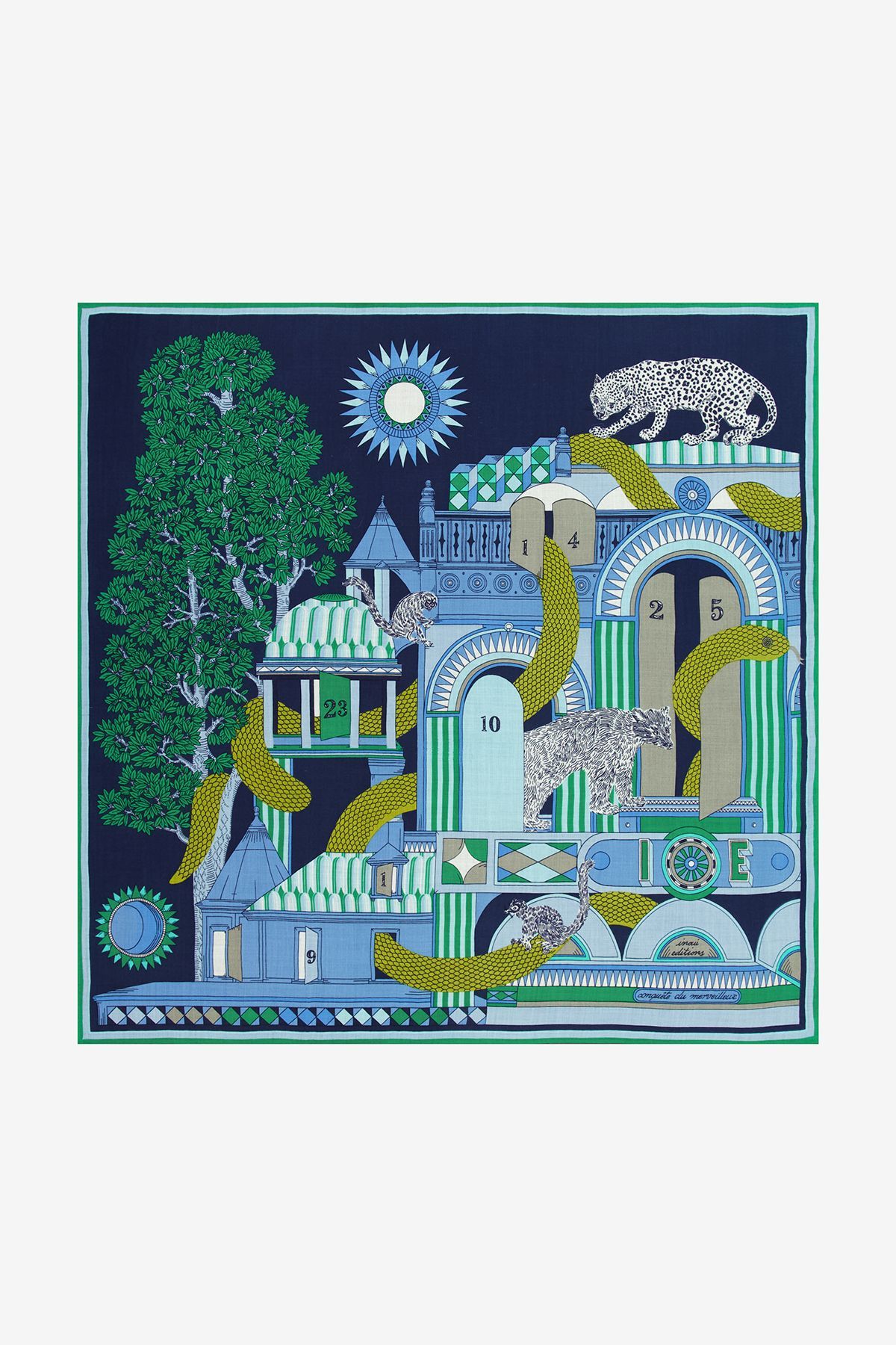 Carré 100 - Nicolas - vert