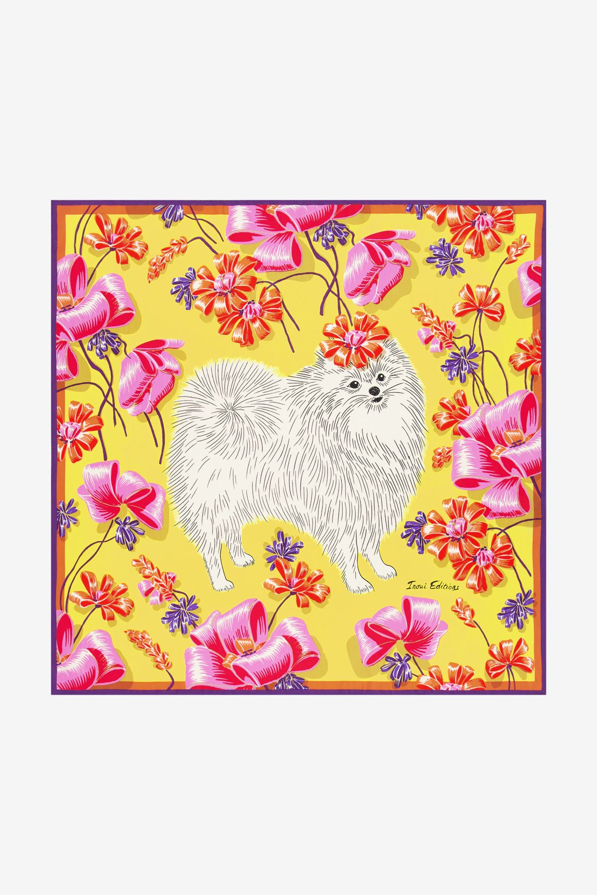 Carré 65 - Toutou - Jaune