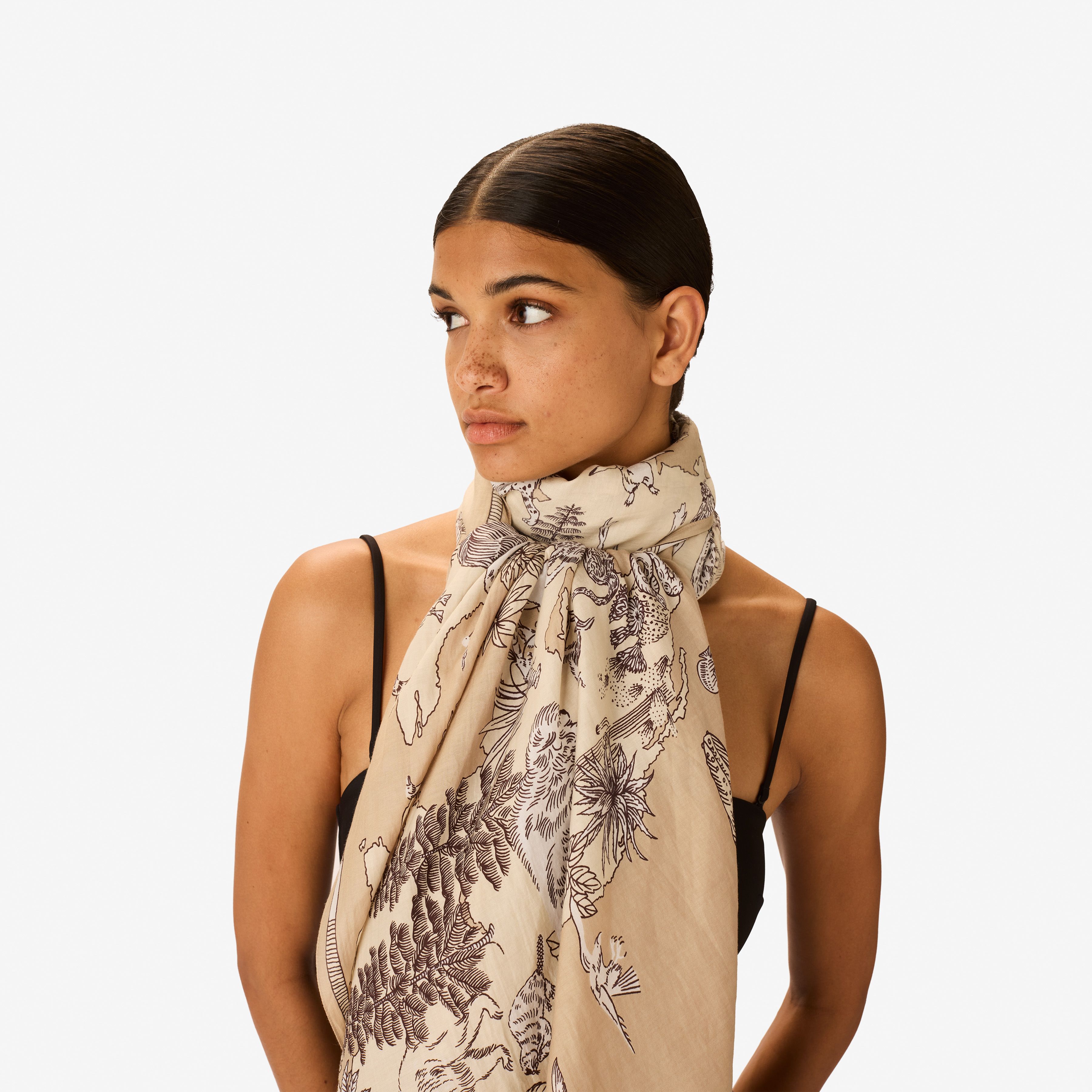 Schal 100 - Atlas - Natürlich