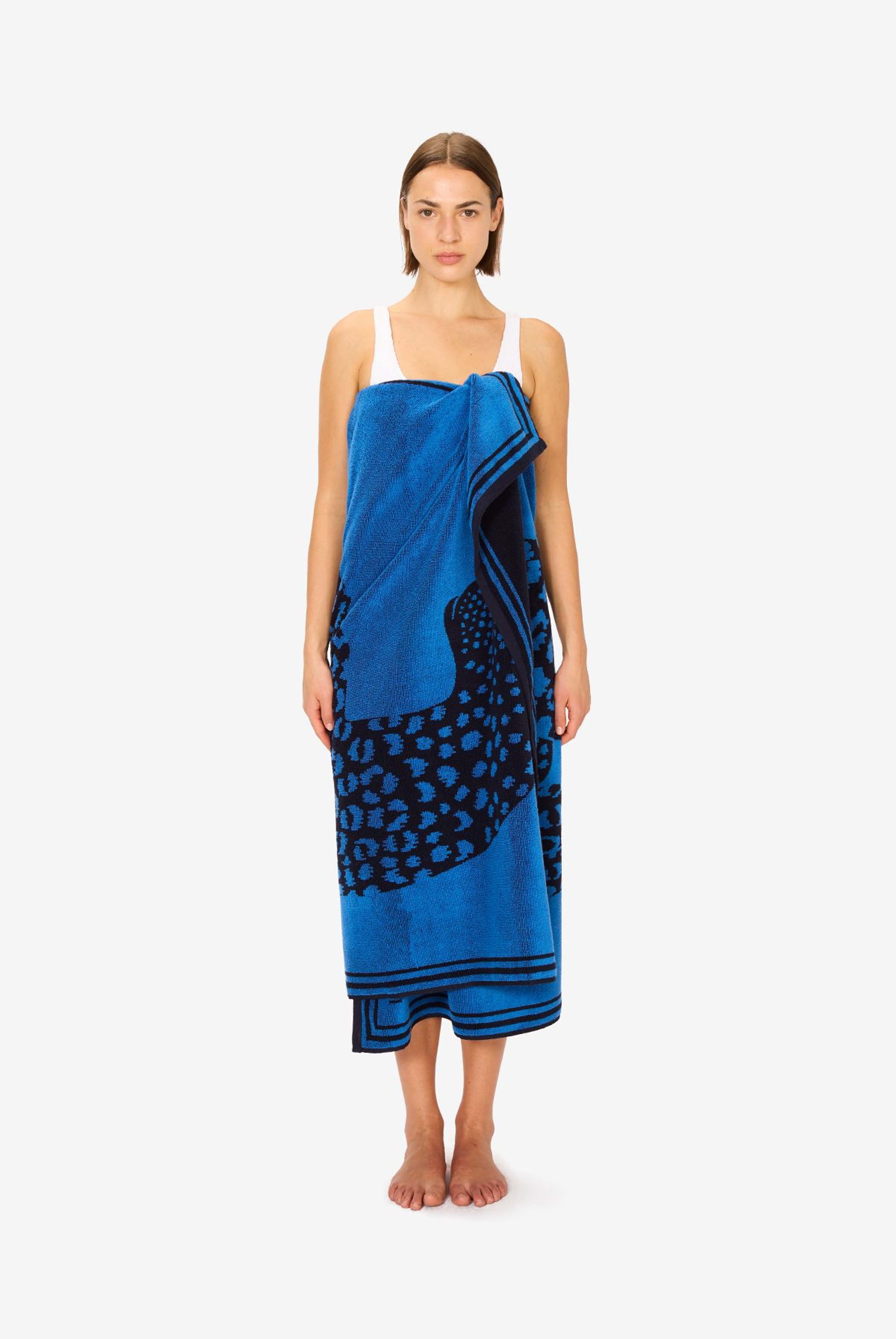 Serviette De Plage 100 - Fetiche - Bleu