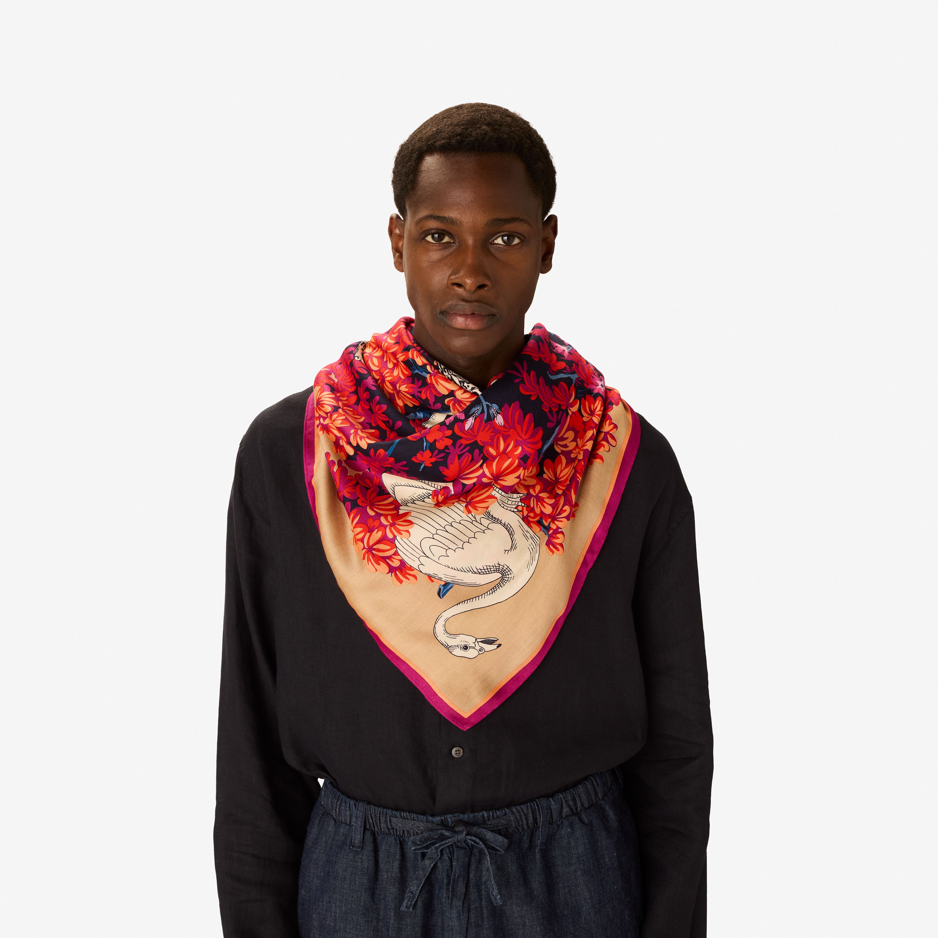 Carré 130 - Bestiaire - Fuchsia