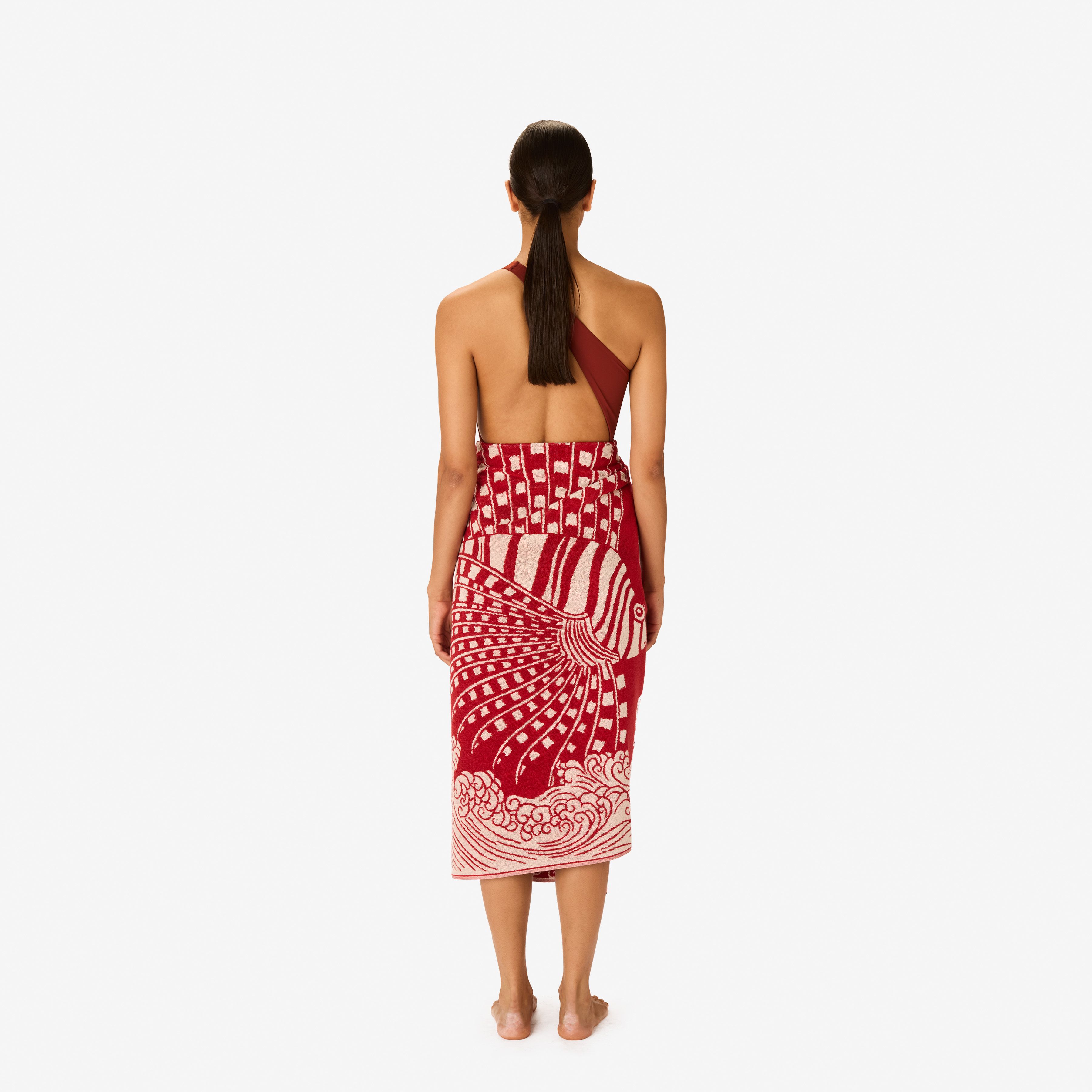 Beach Towel 100 - Poseidon - Red