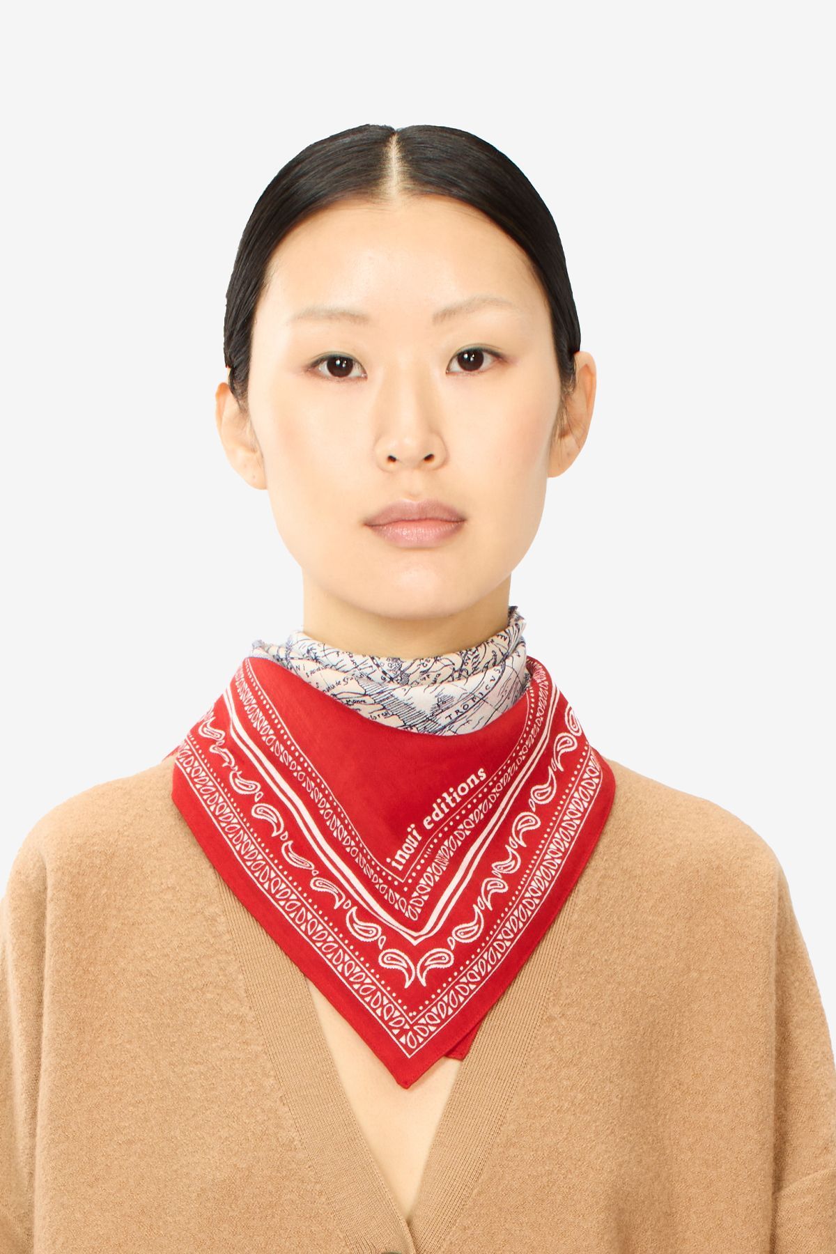 Carré 65 - Mappemonde - Rouge