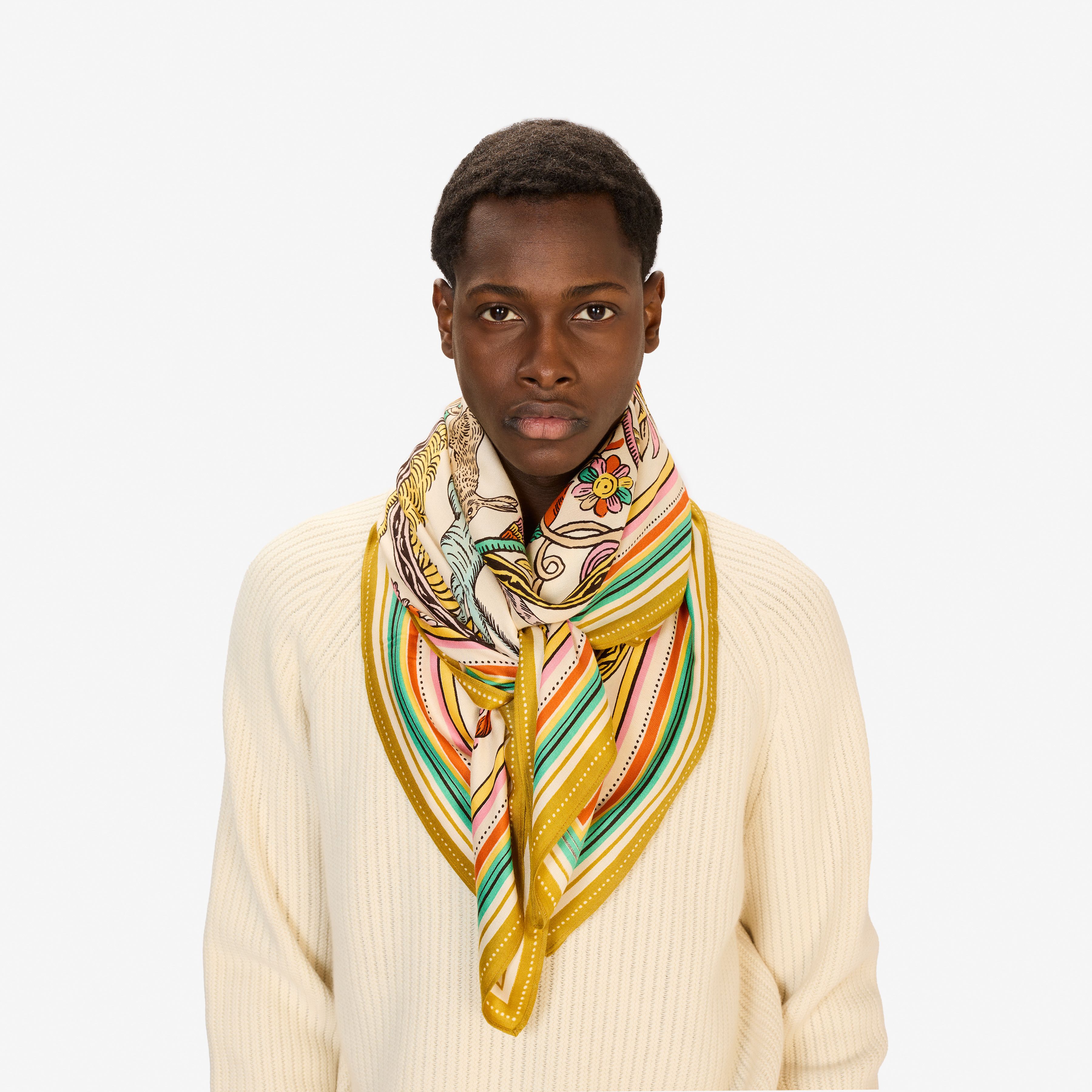 Quadratisches 130 - Chance Inoui - Bunt