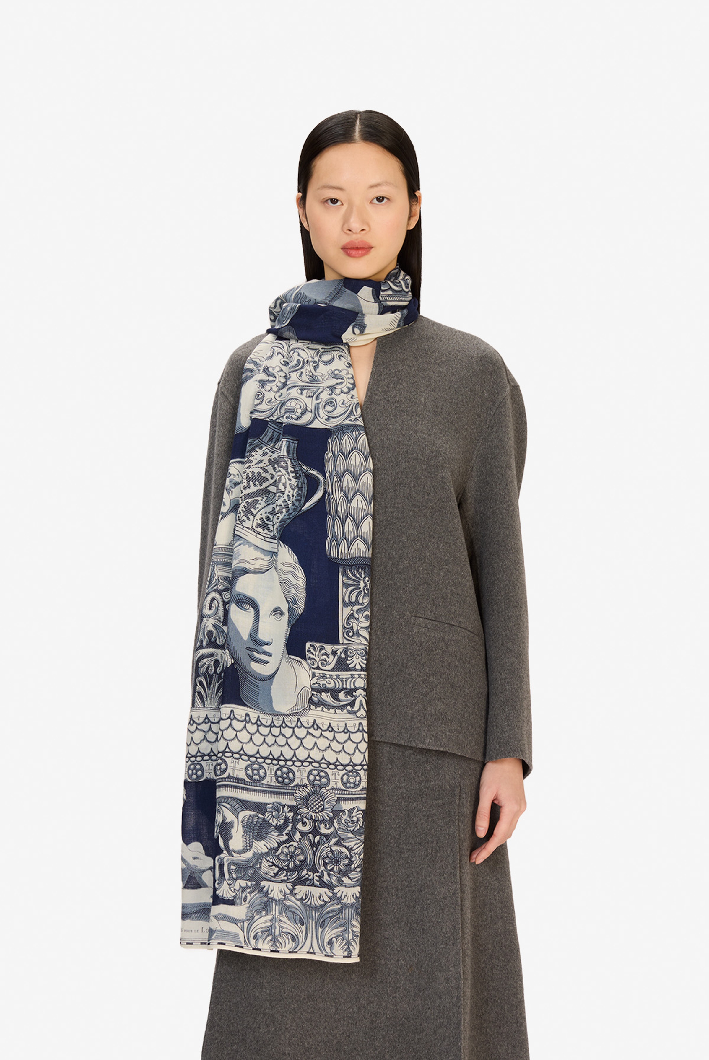 Écharpe 80 - Archives - Bleu Marine