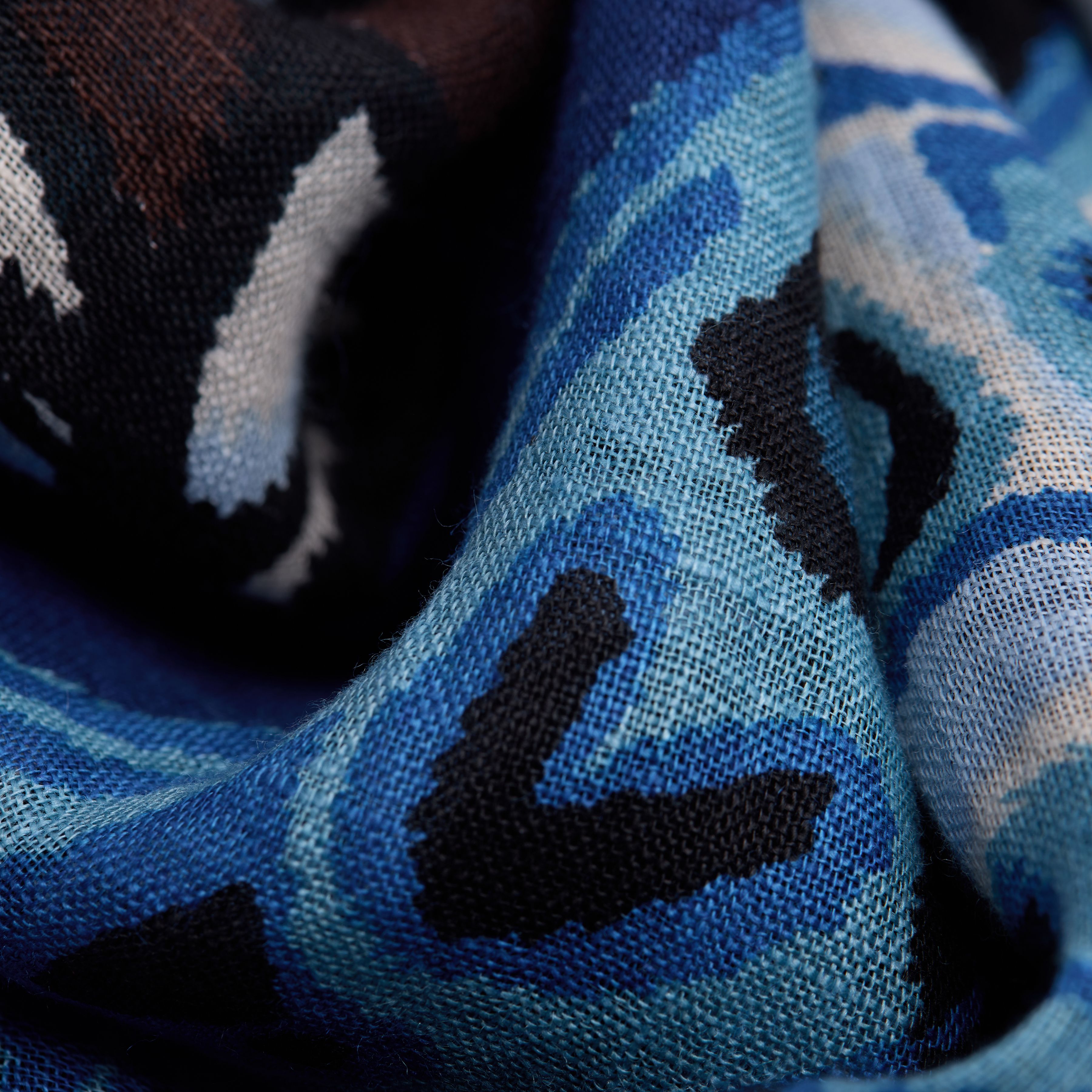 Scarf 100 - Papillons - Navy