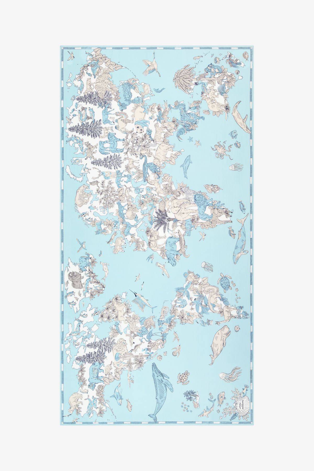 Écharpe 100 - Atlas - Turquoise